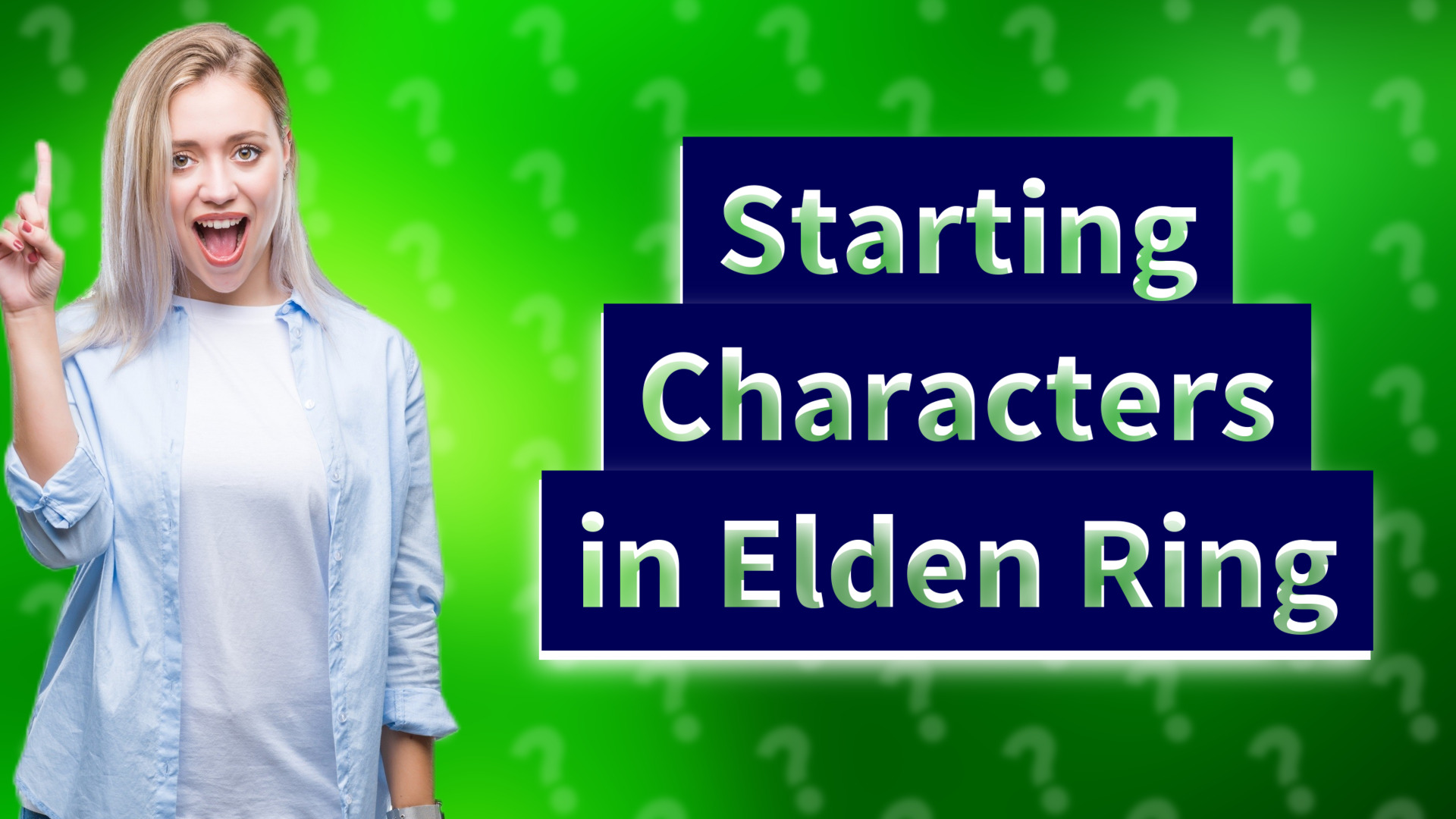 Starting Characters in Elden Ring