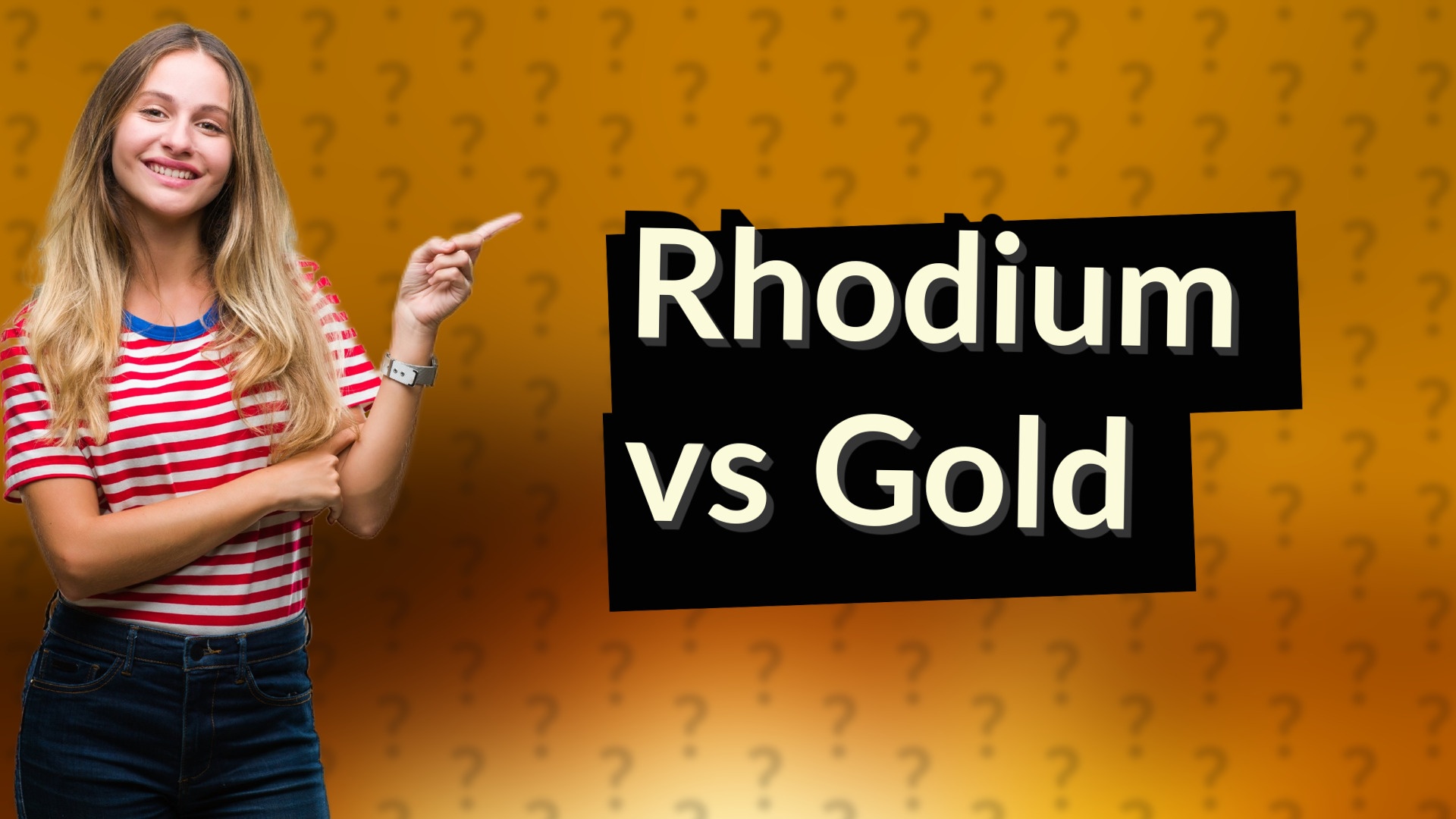 Rhodium vs Gold