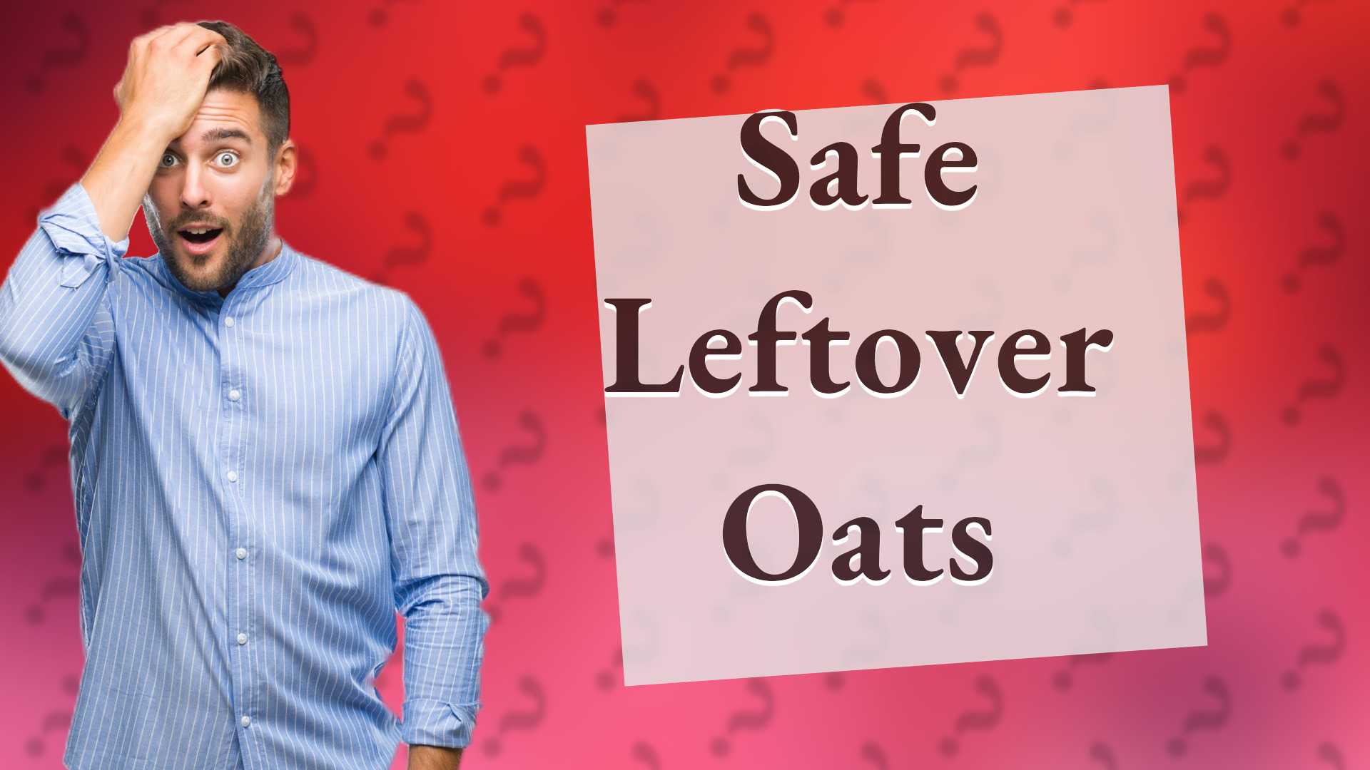 Safe Leftover Oats