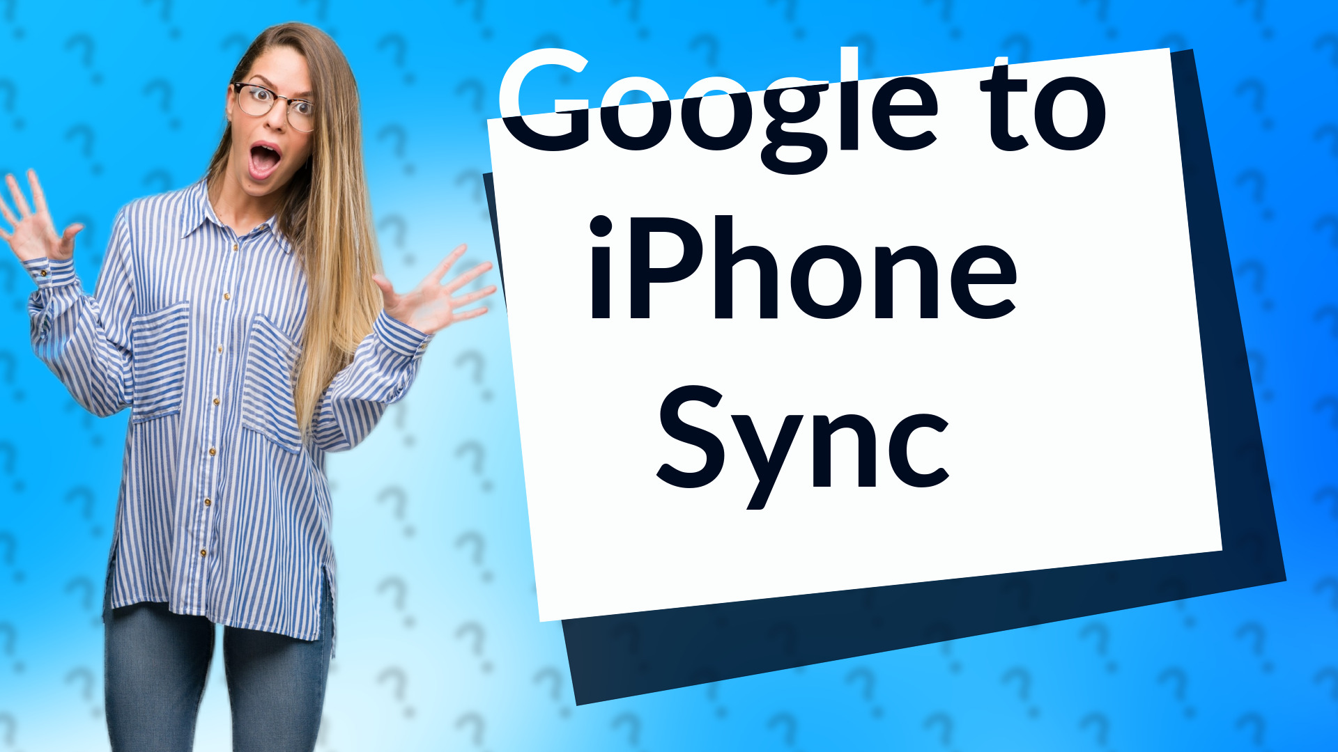 Google to iPhone Sync