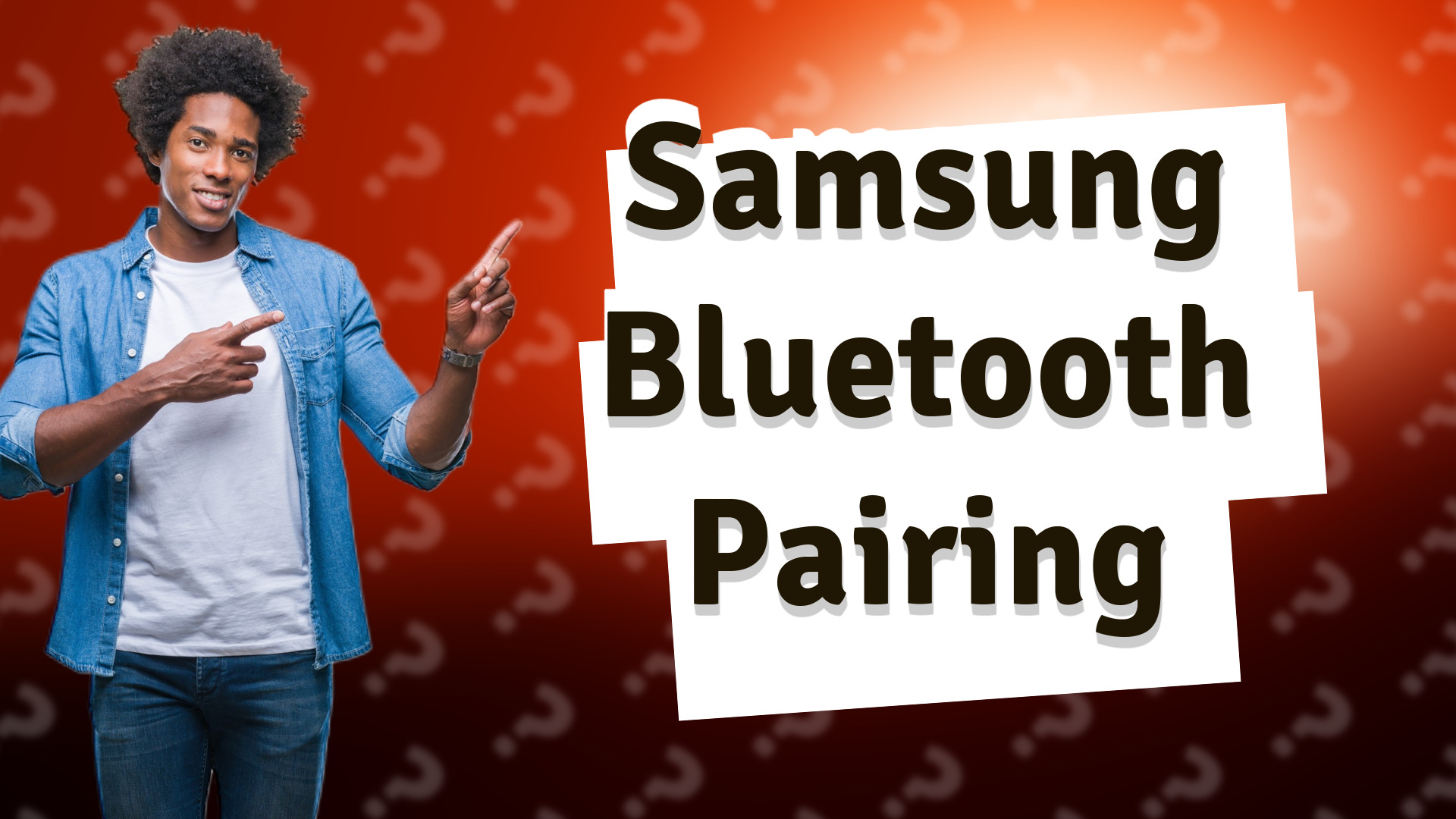 Samsung Bluetooth Pairing
