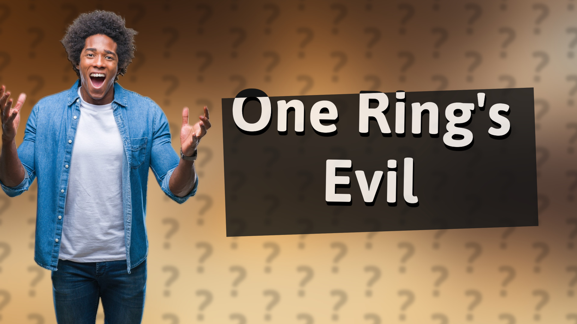 One Ring's Evil
