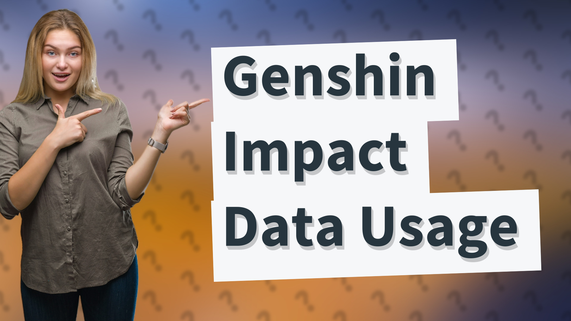 Genshin Impact Data Usage
