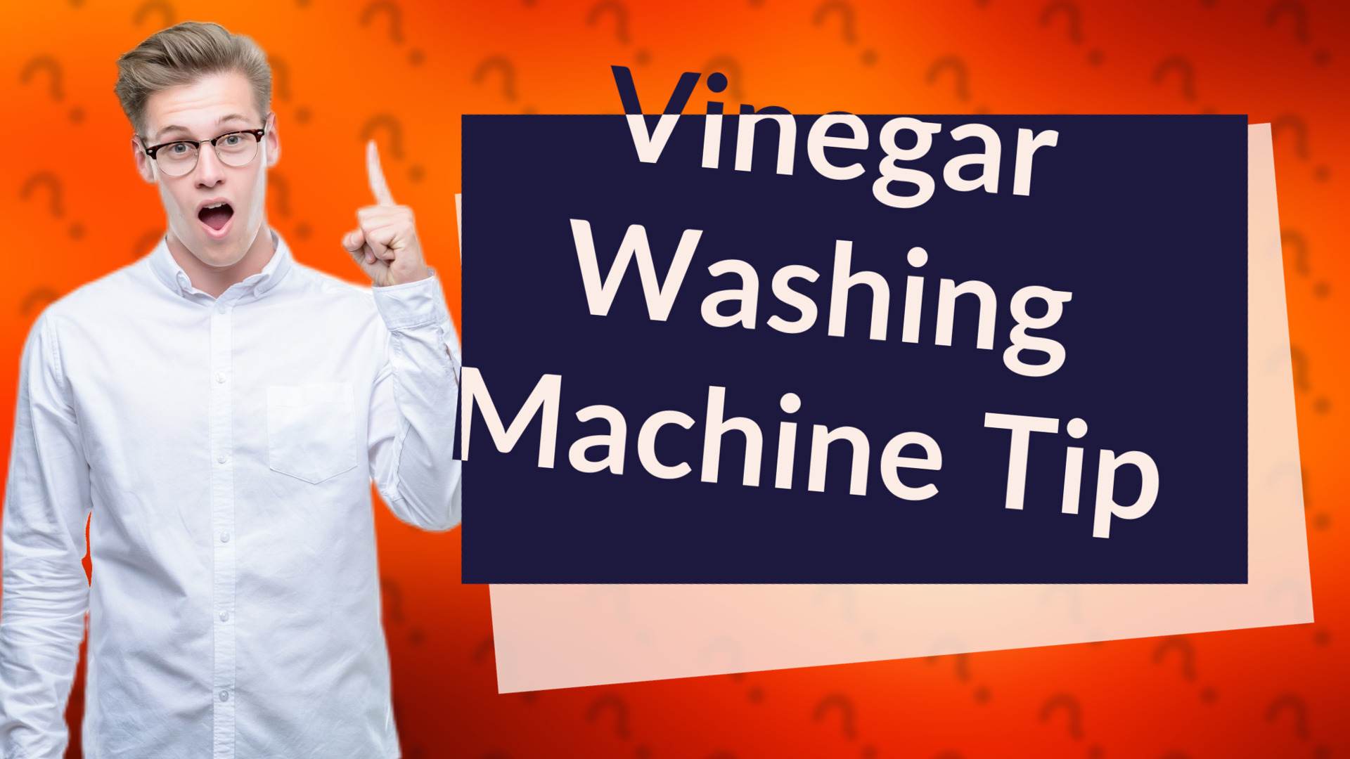 Vinegar Washing Machine Tip