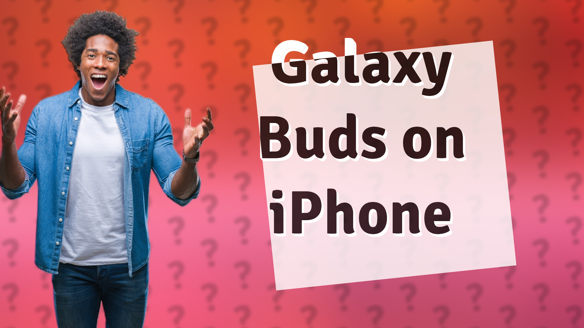 Galaxy Buds on iPhone