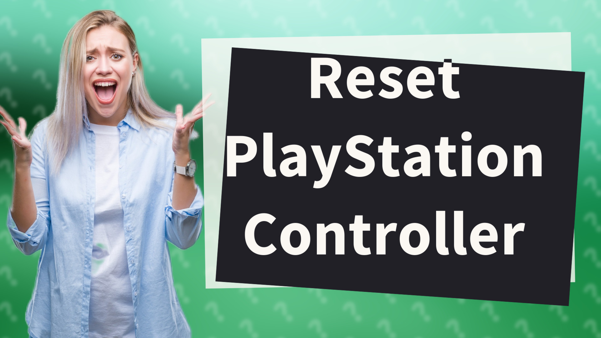 Reset PlayStation Controller
