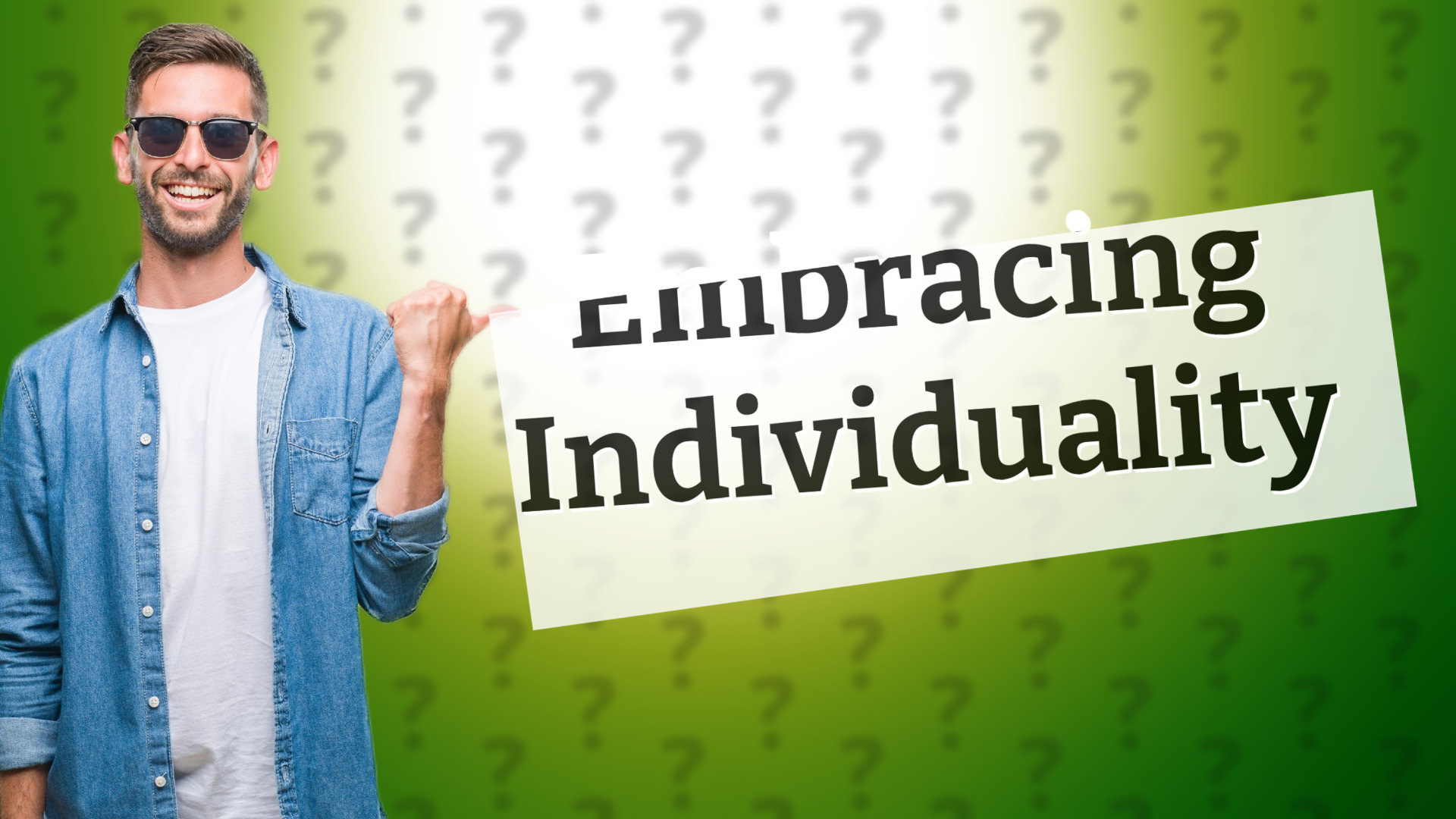 Embracing Individuality