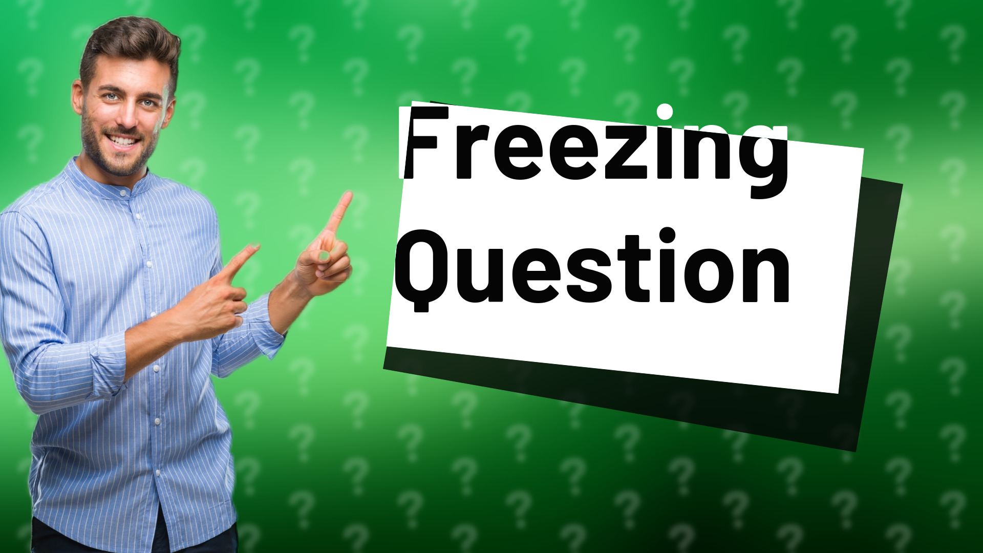 Freezing Question