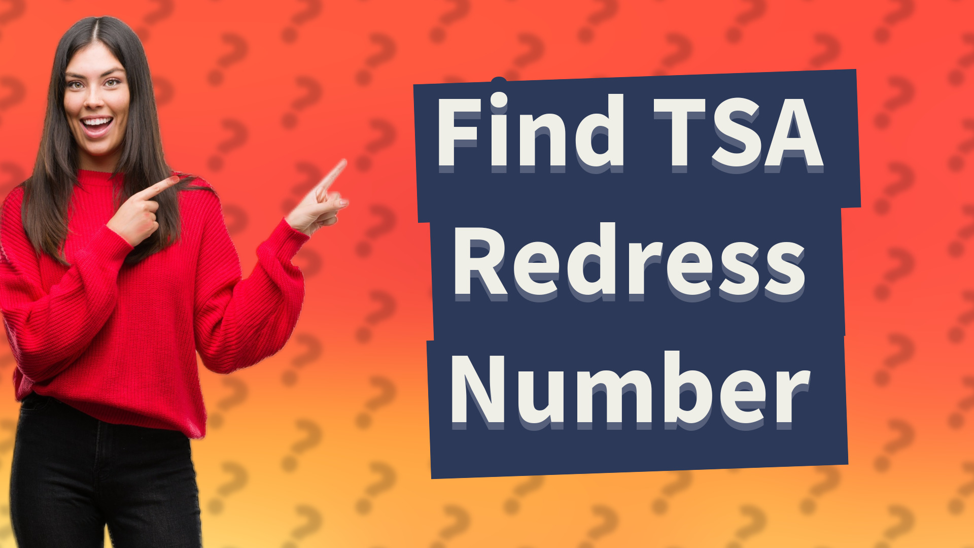 Find TSA Redress Number