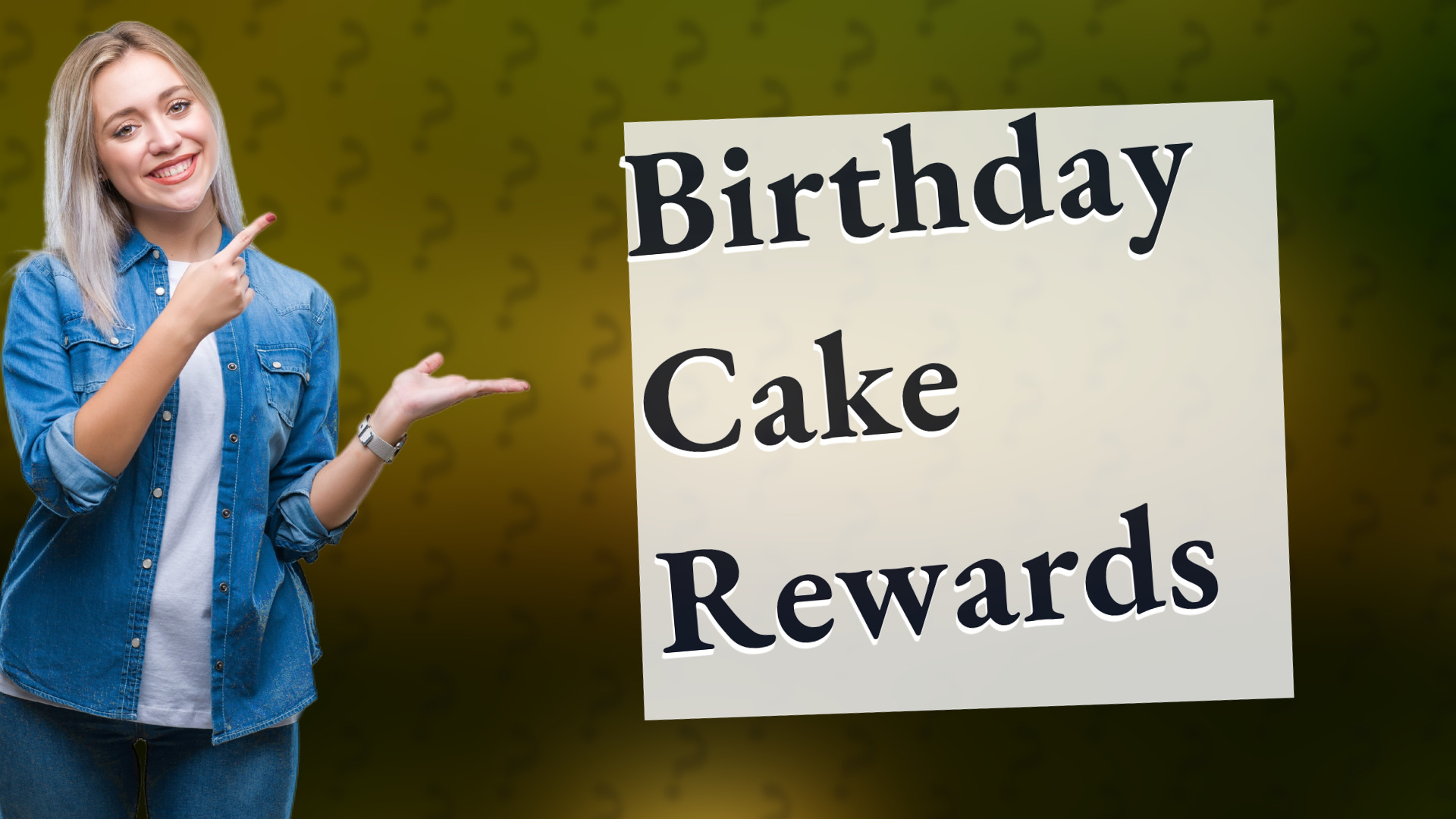 Birthday Cake Rewards