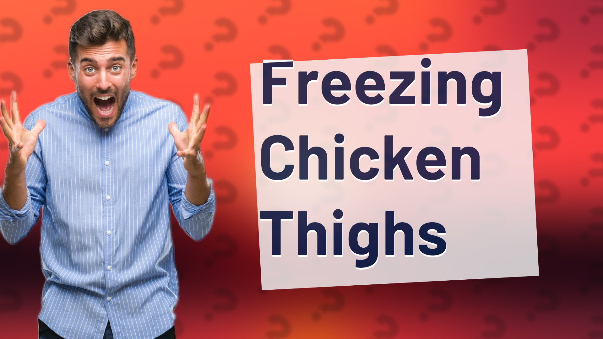 Freezing Chicken Thighs
