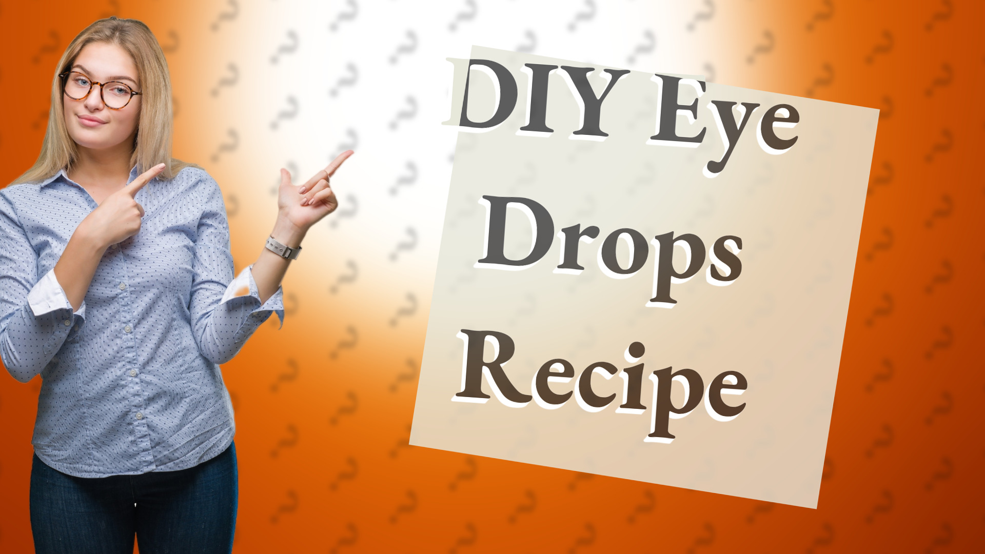 DIY Eye Drops Recipe