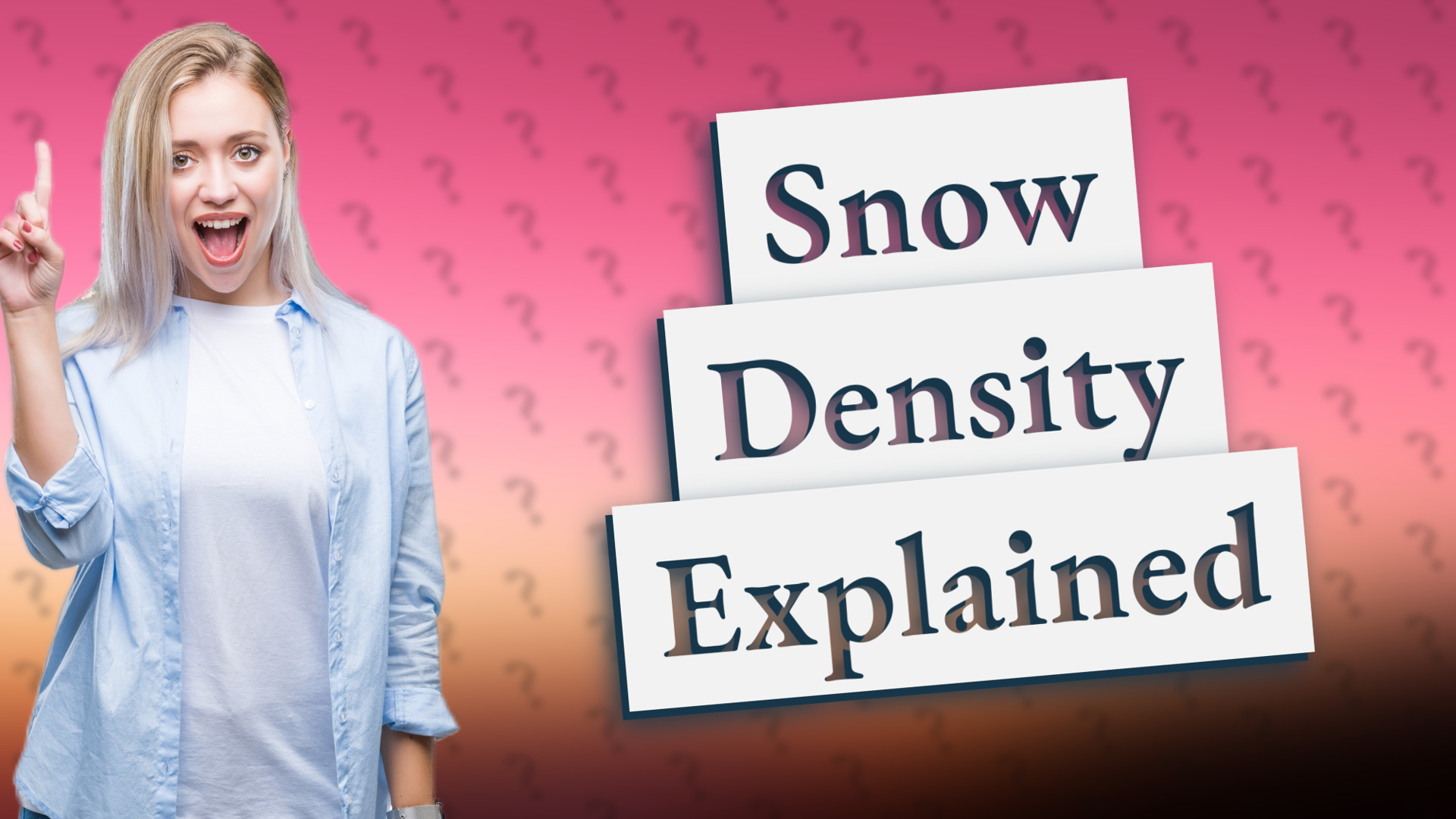 Snow Density Explained