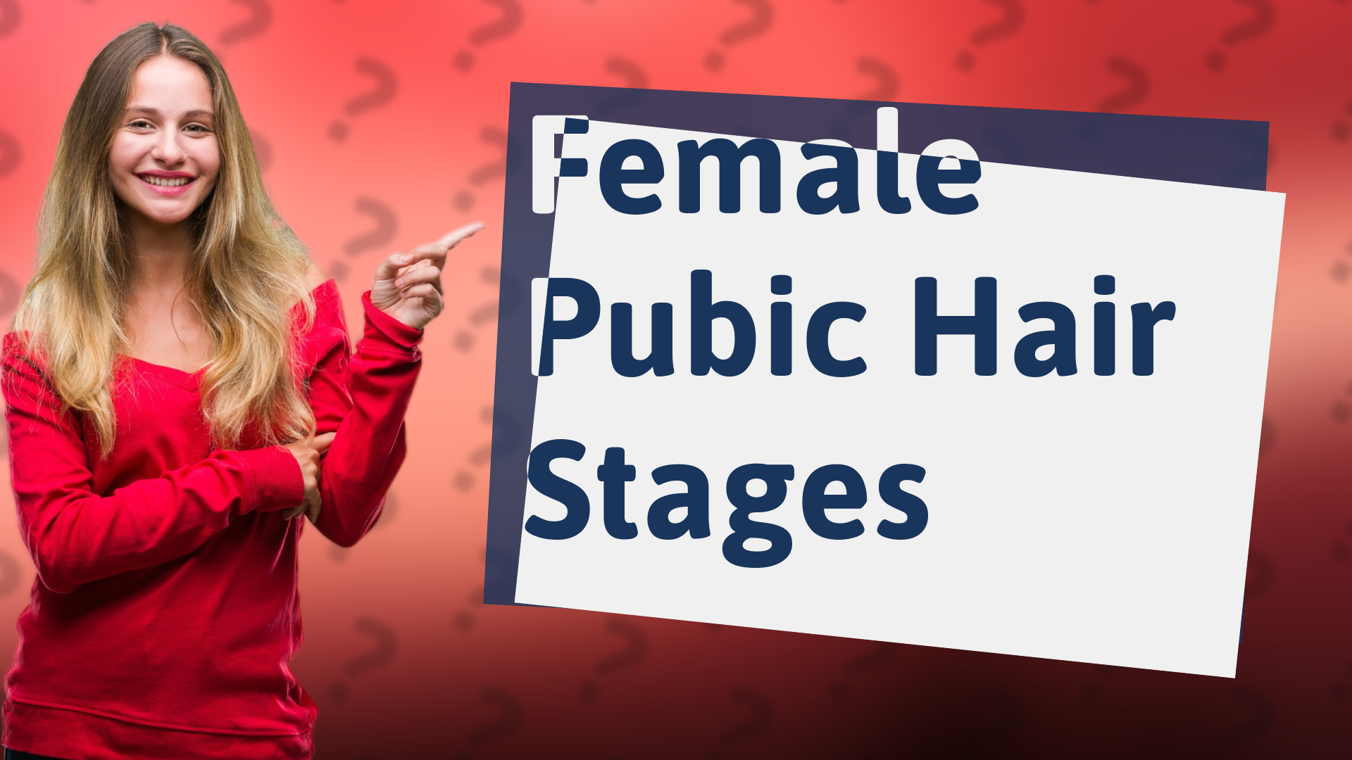 Female Pubic Hair Stages
