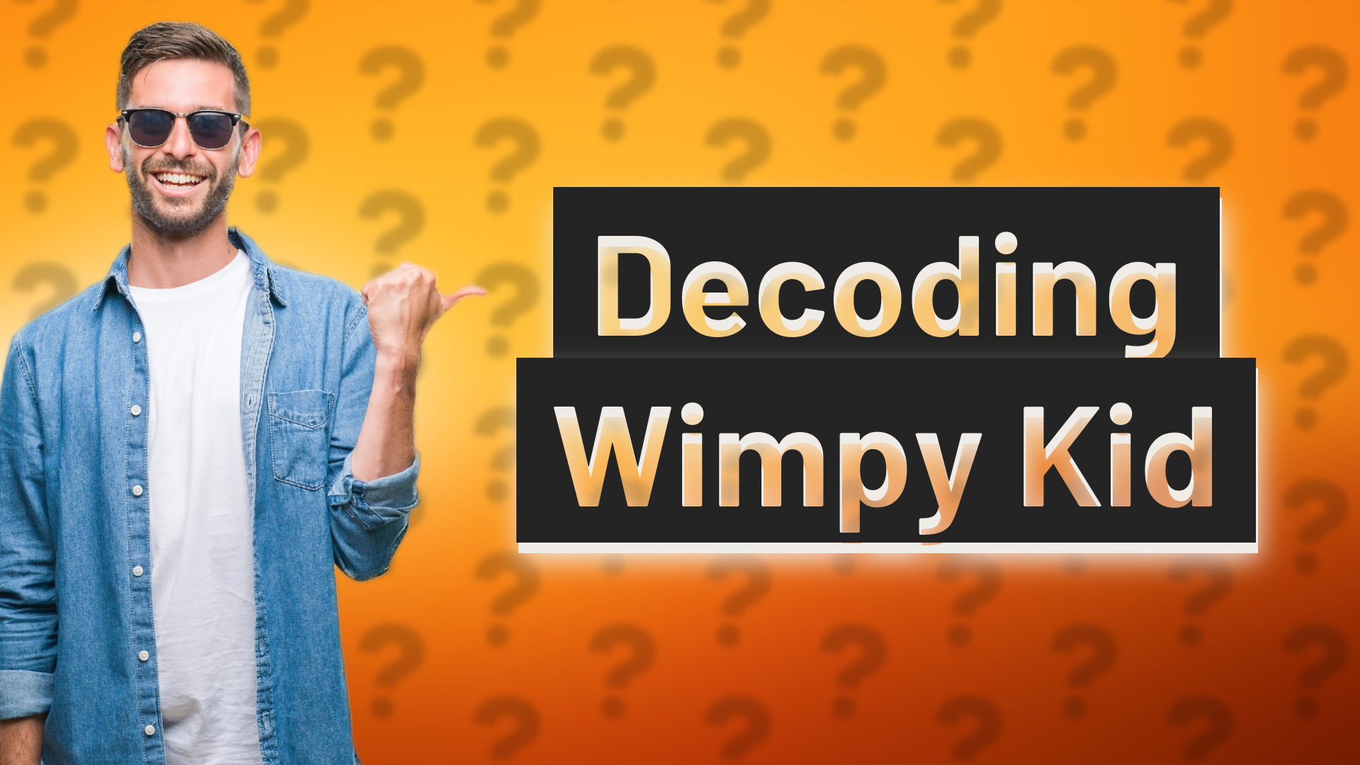 Decoding Wimpy Kid