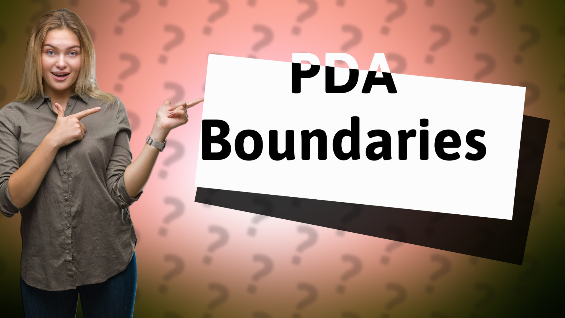 PDA Boundaries