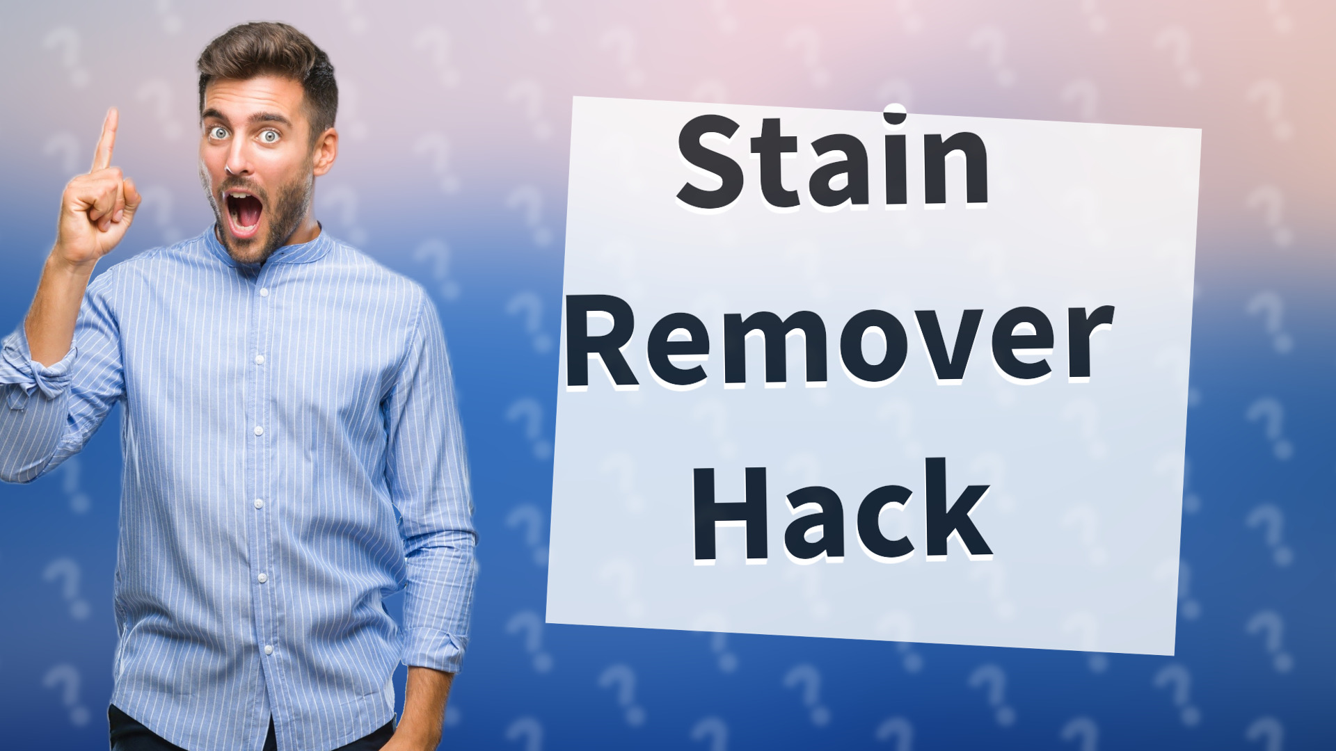 Stain Remover Hack