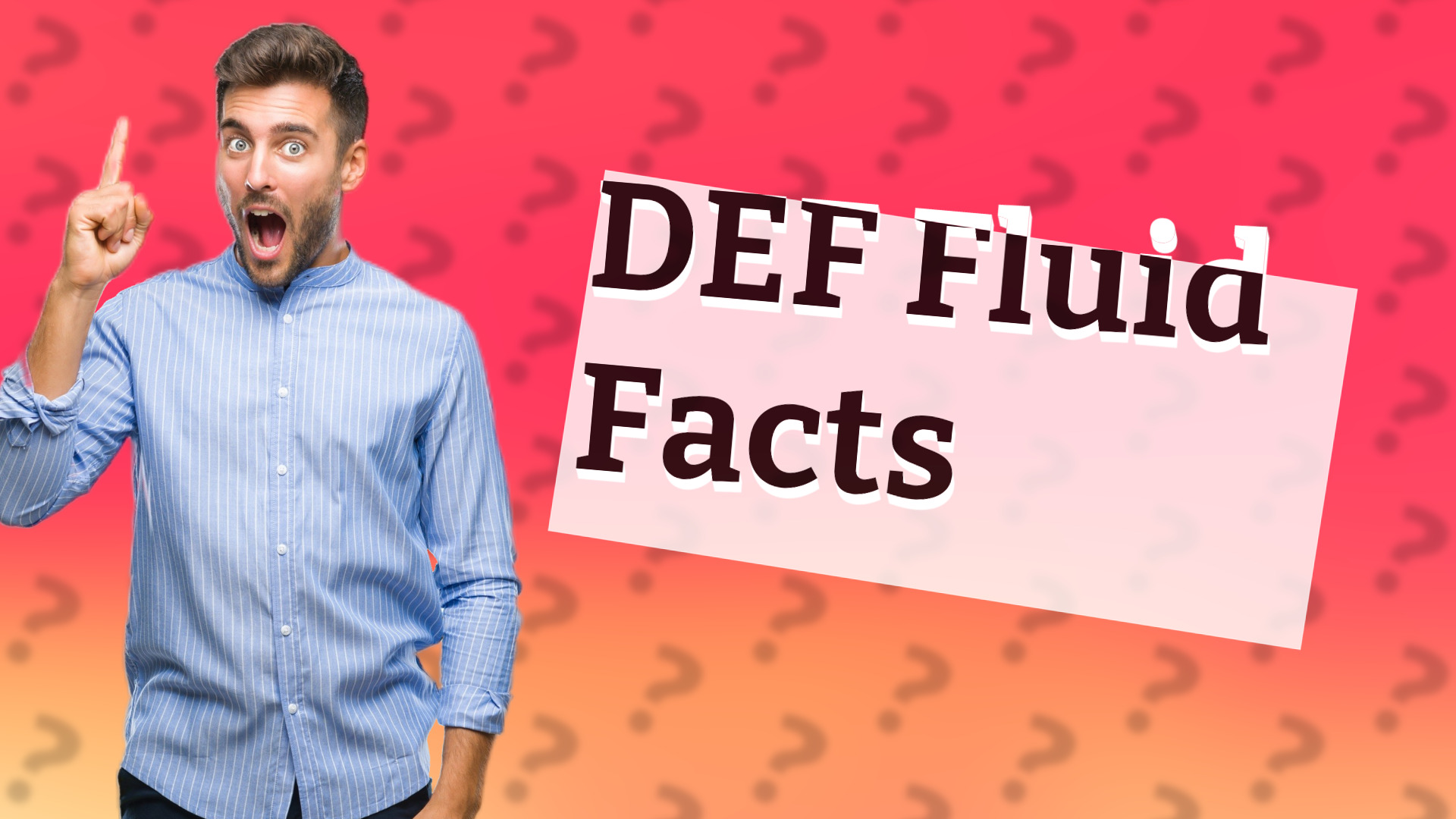 DEF Fluid Facts