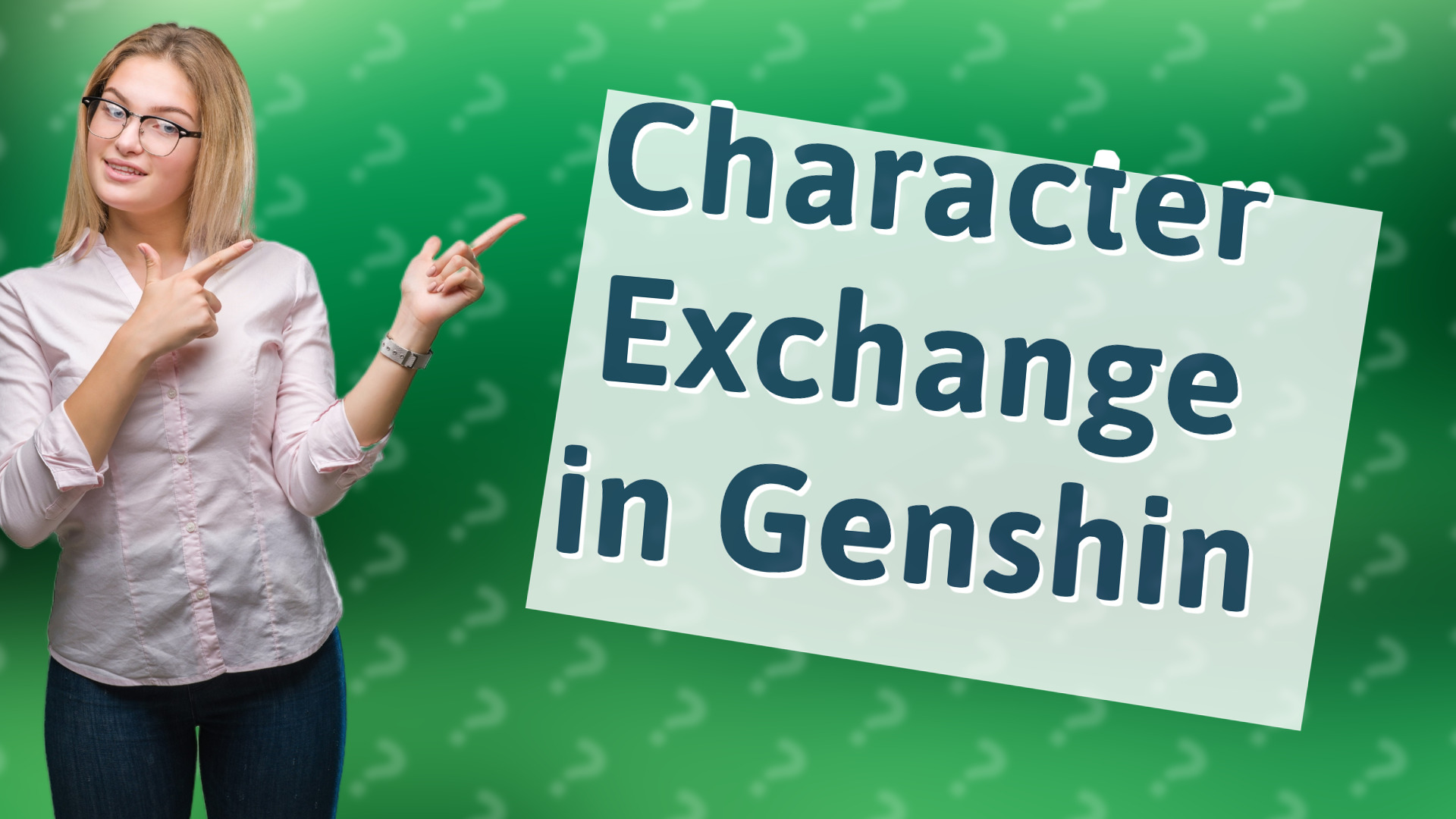 Character Exchange in Genshin