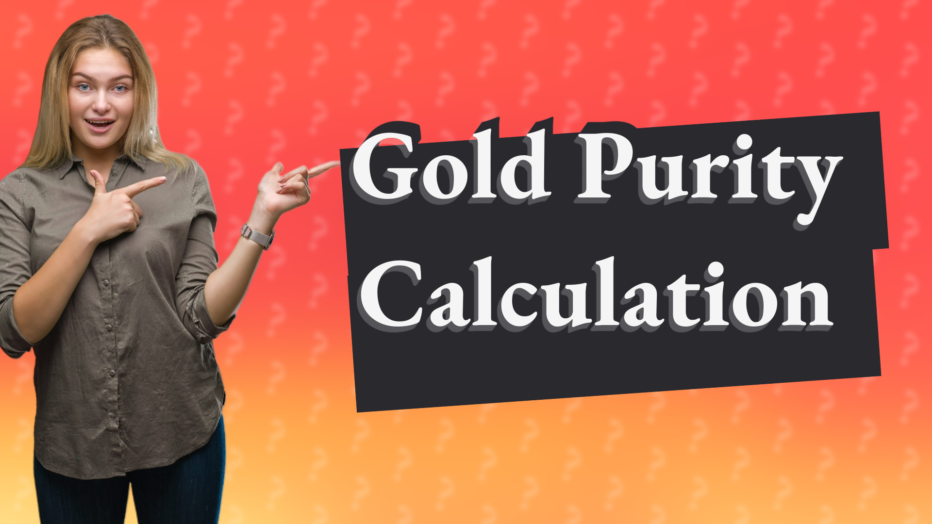 Gold Purity Calculation