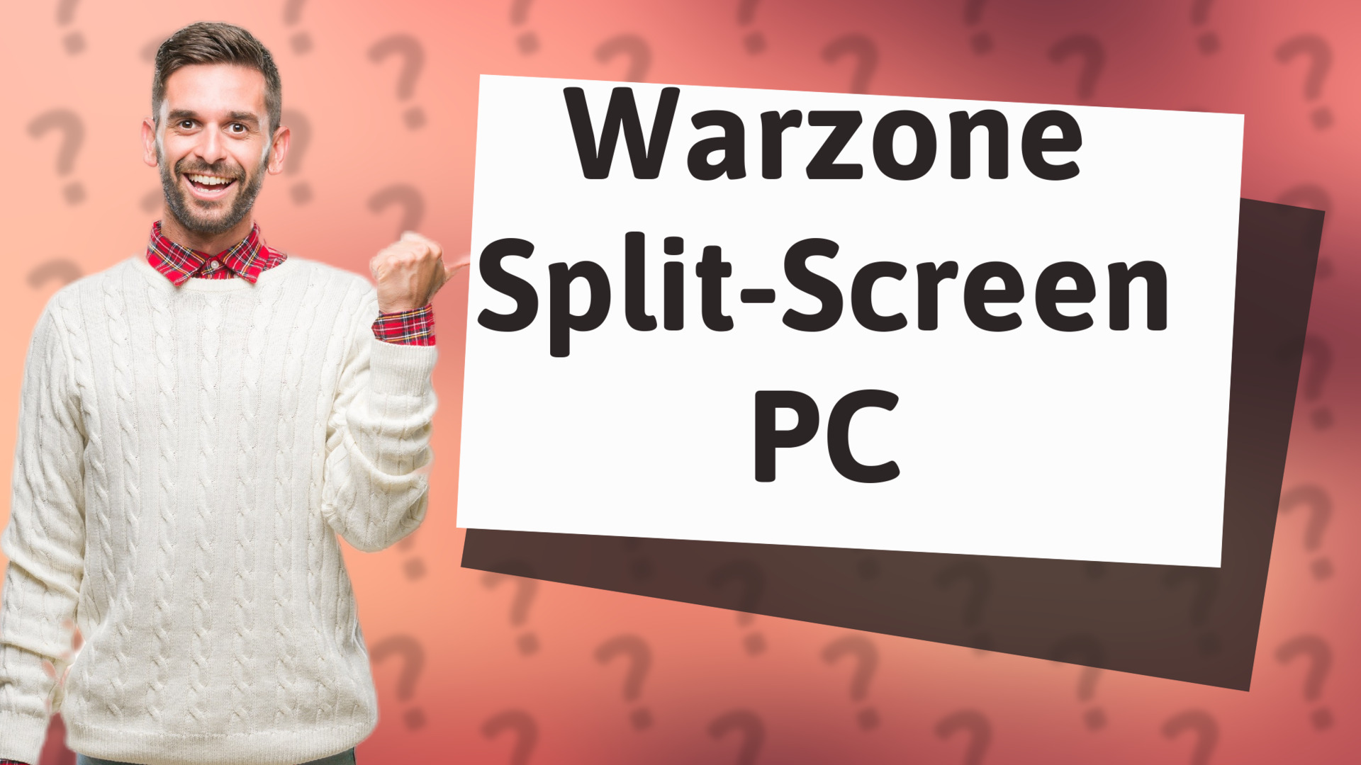 Warzone Split-Screen PC