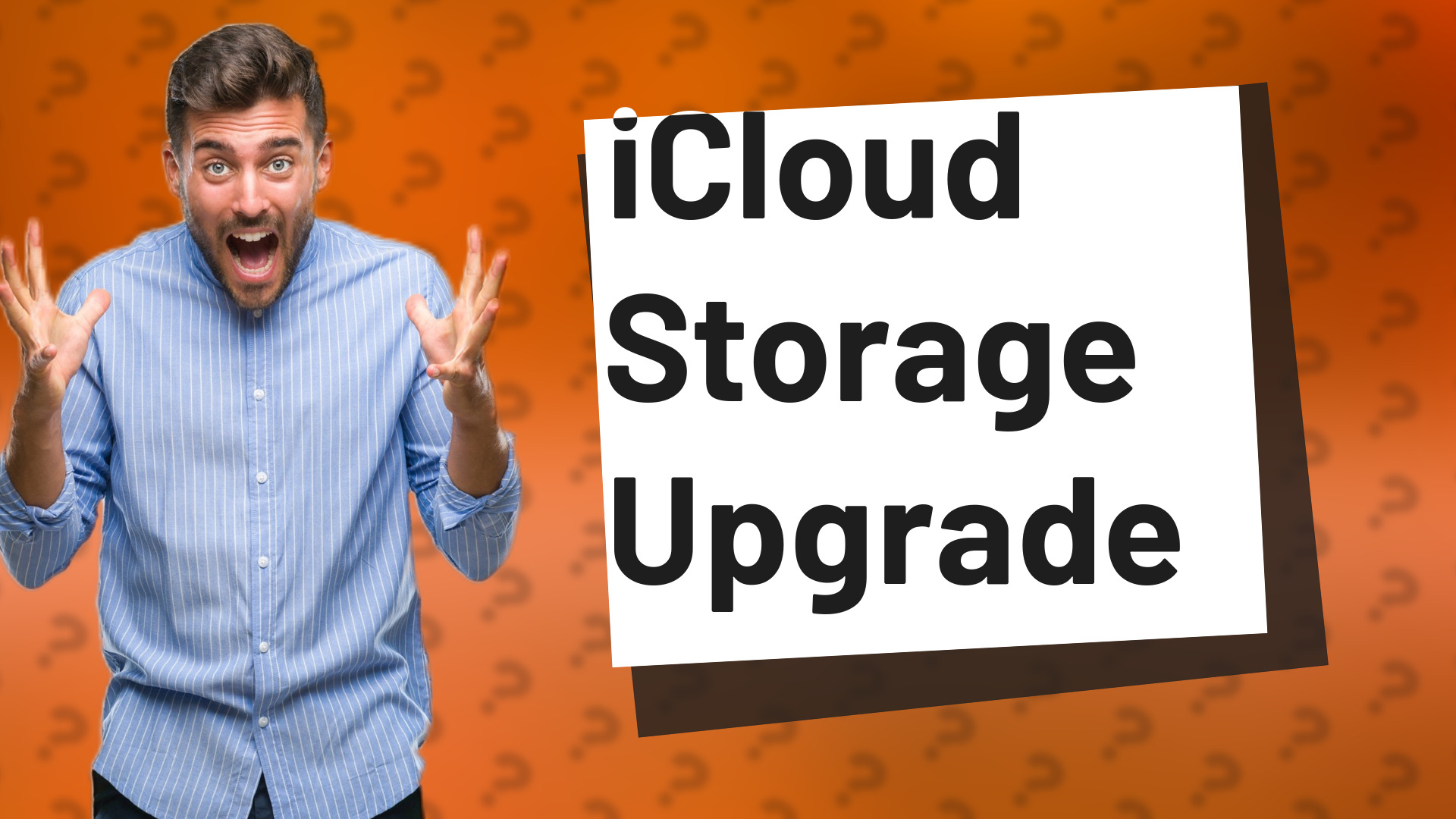 iCloud Storage Upgrade