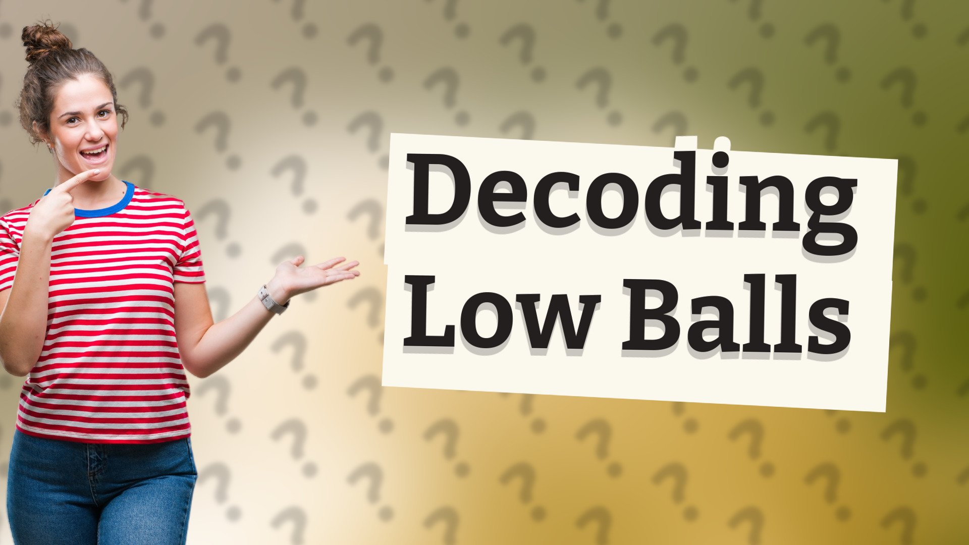 Decoding Low Balls