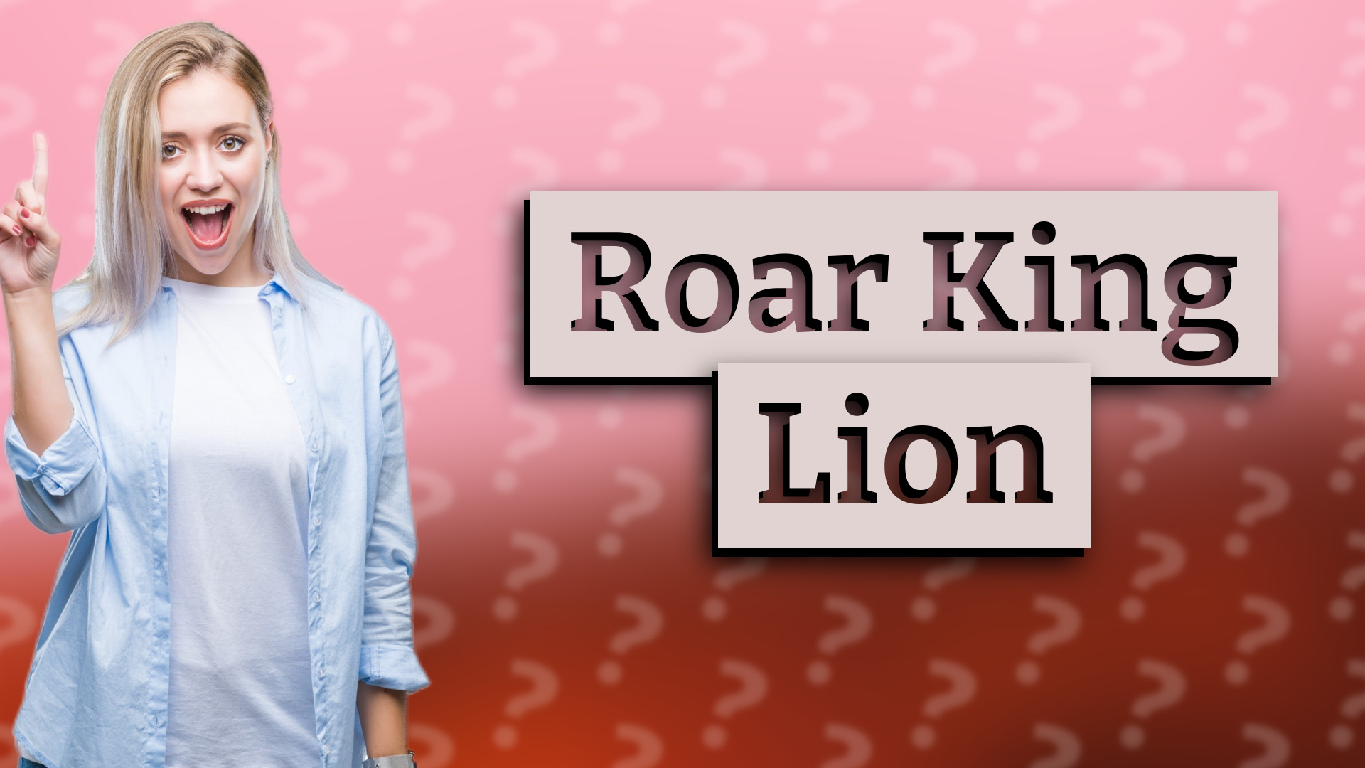 Roar King Lion