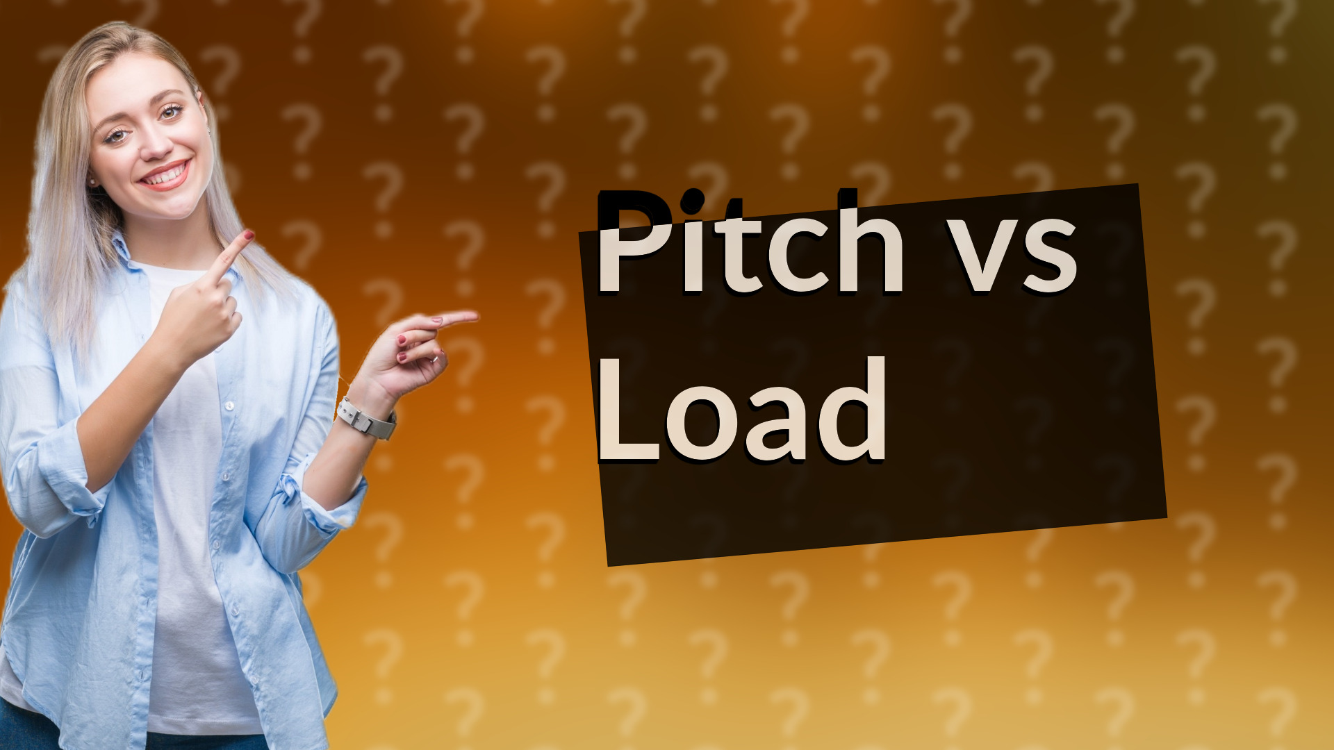 Pitch vs Load