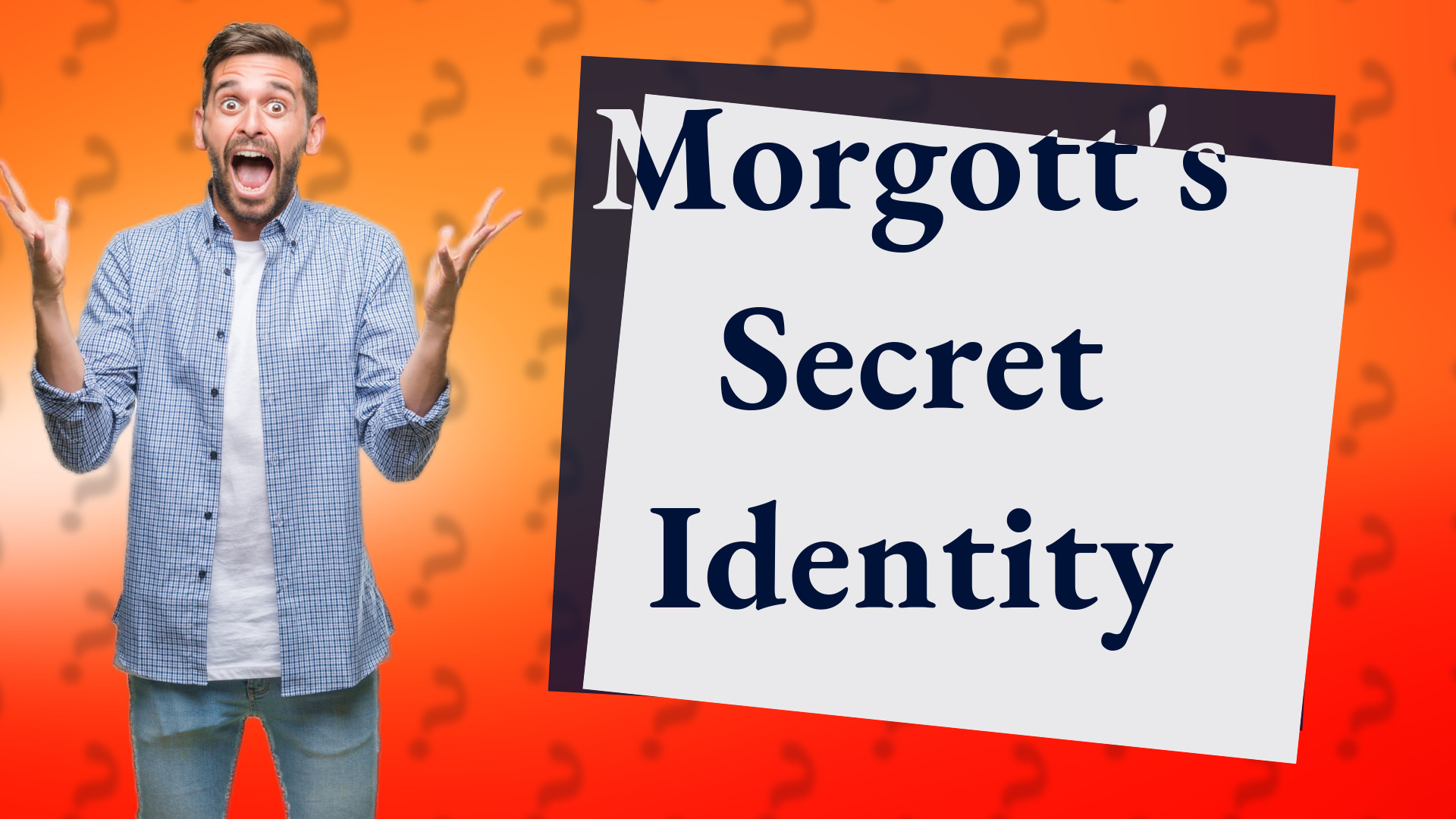 Morgott's Secret Identity