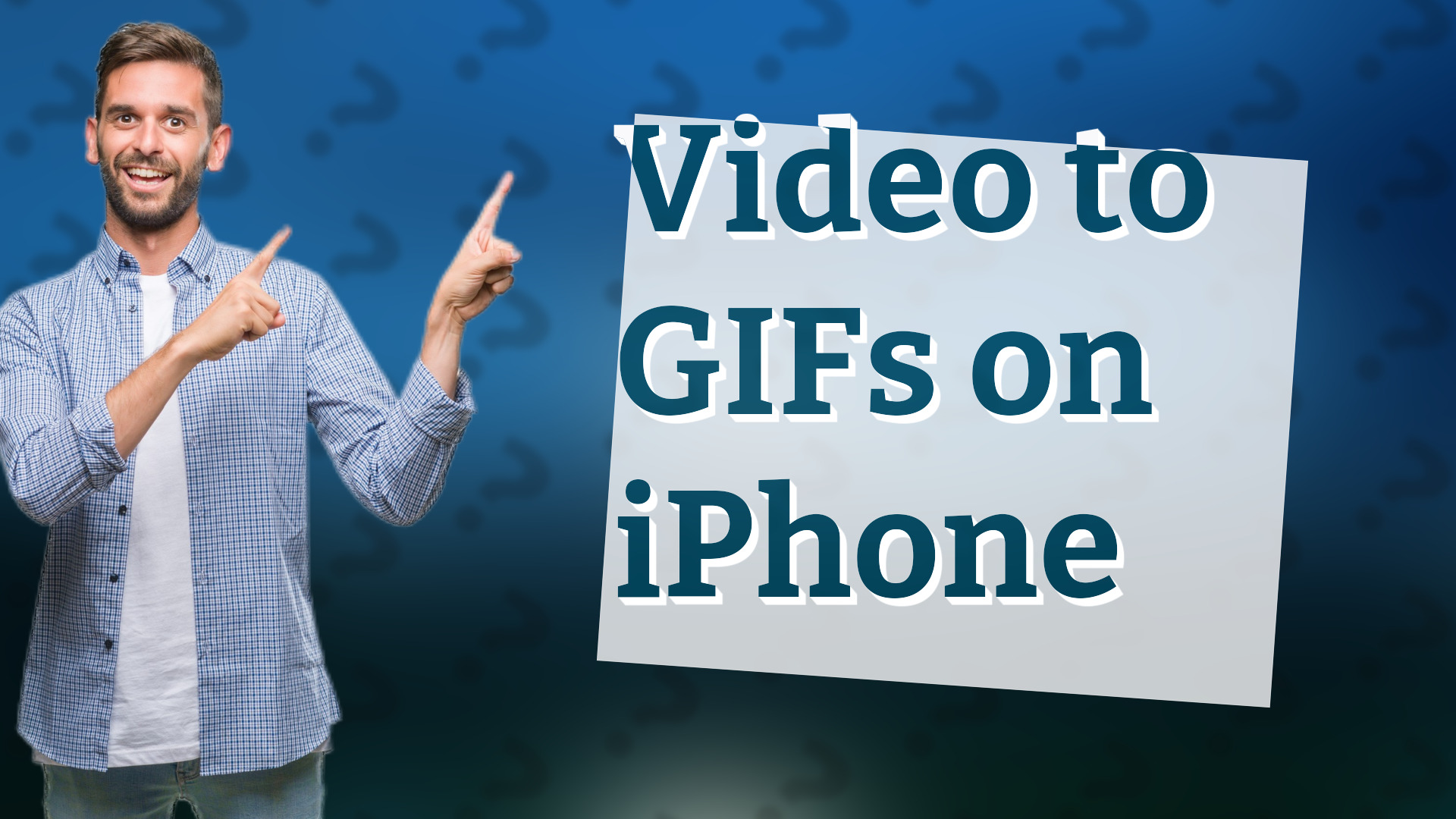 Video to GIFs on iPhone