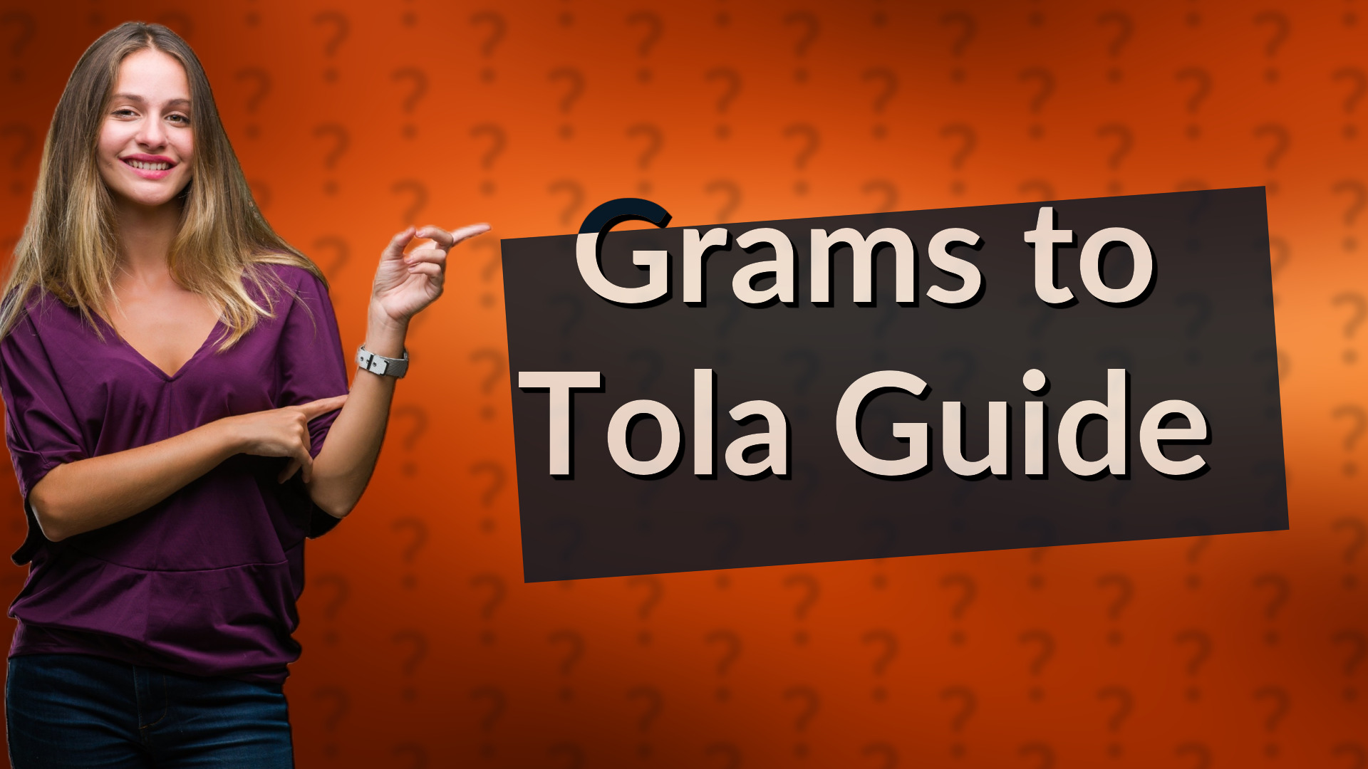 Grams to Tola Guide