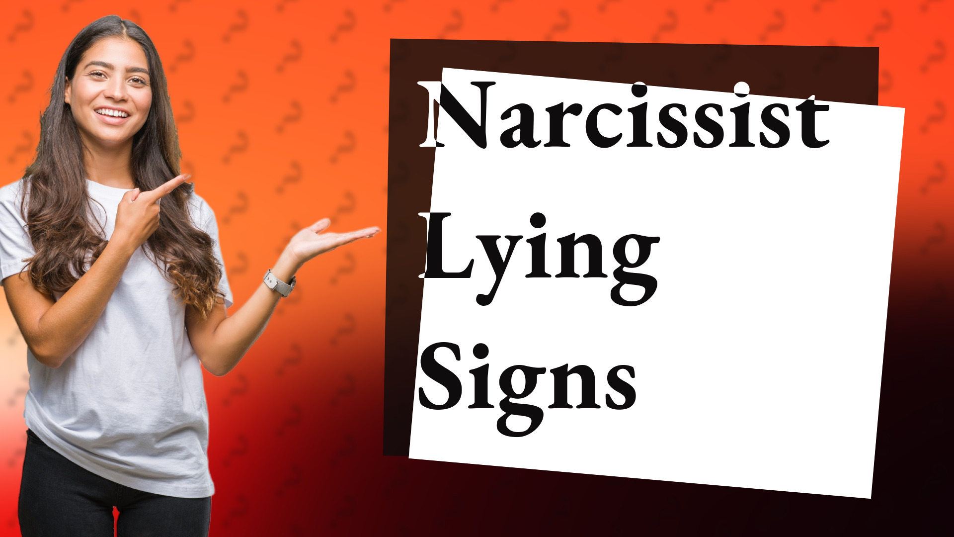 Narcissist Lying Signs