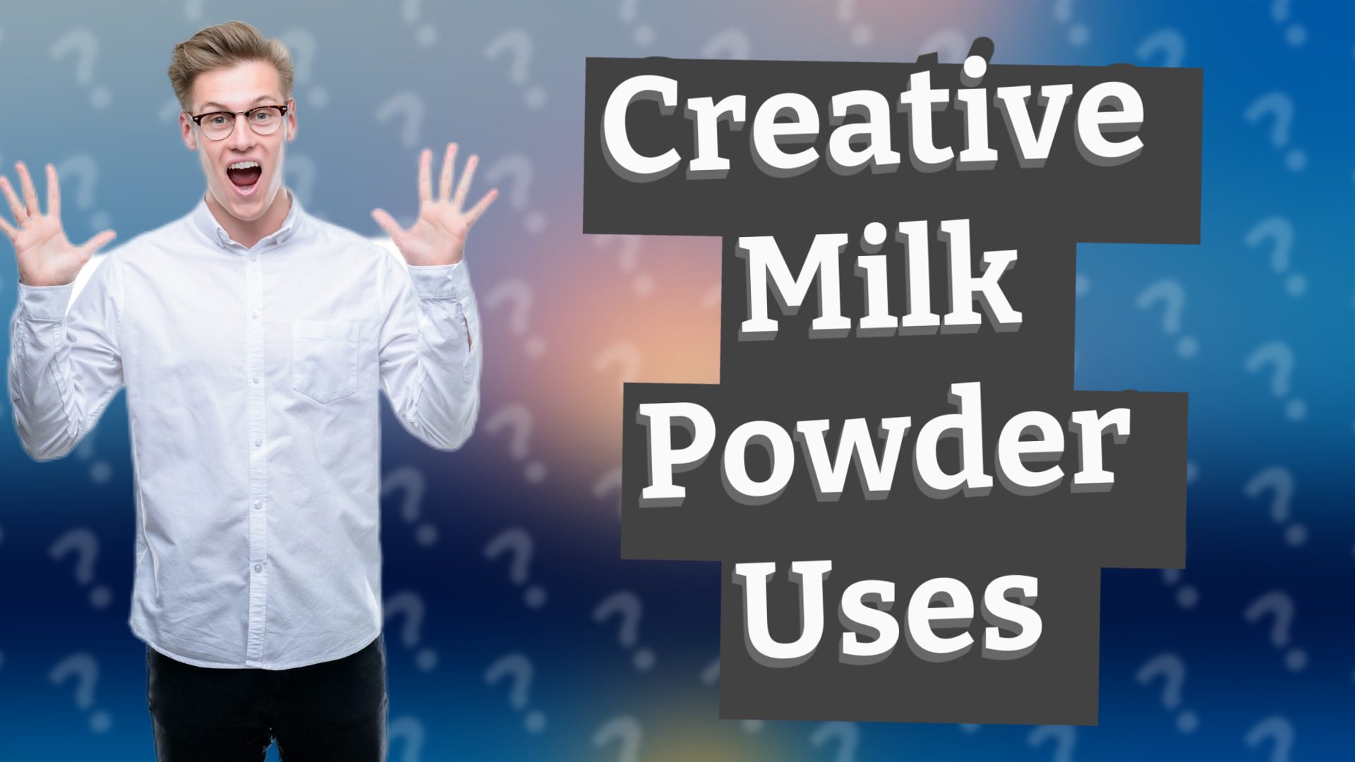 Creative Milk Powder Uses