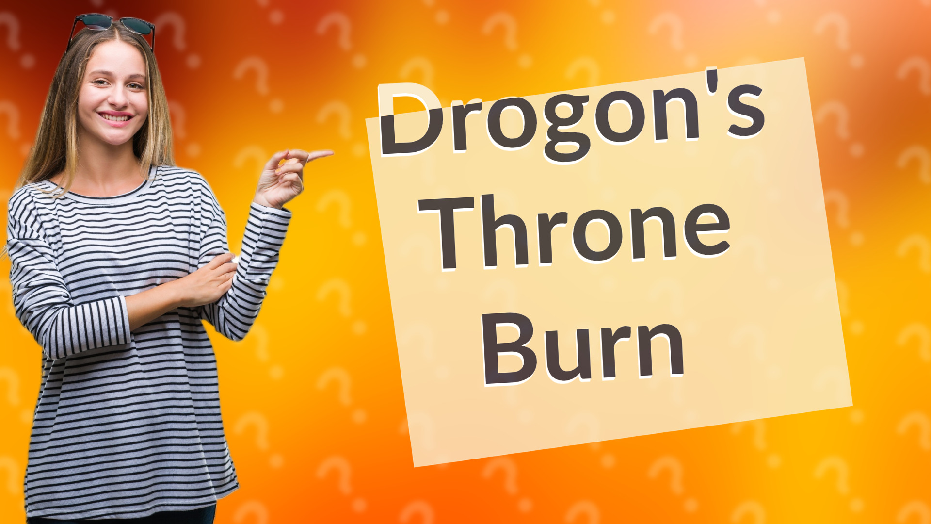 Drogon's Throne Burn