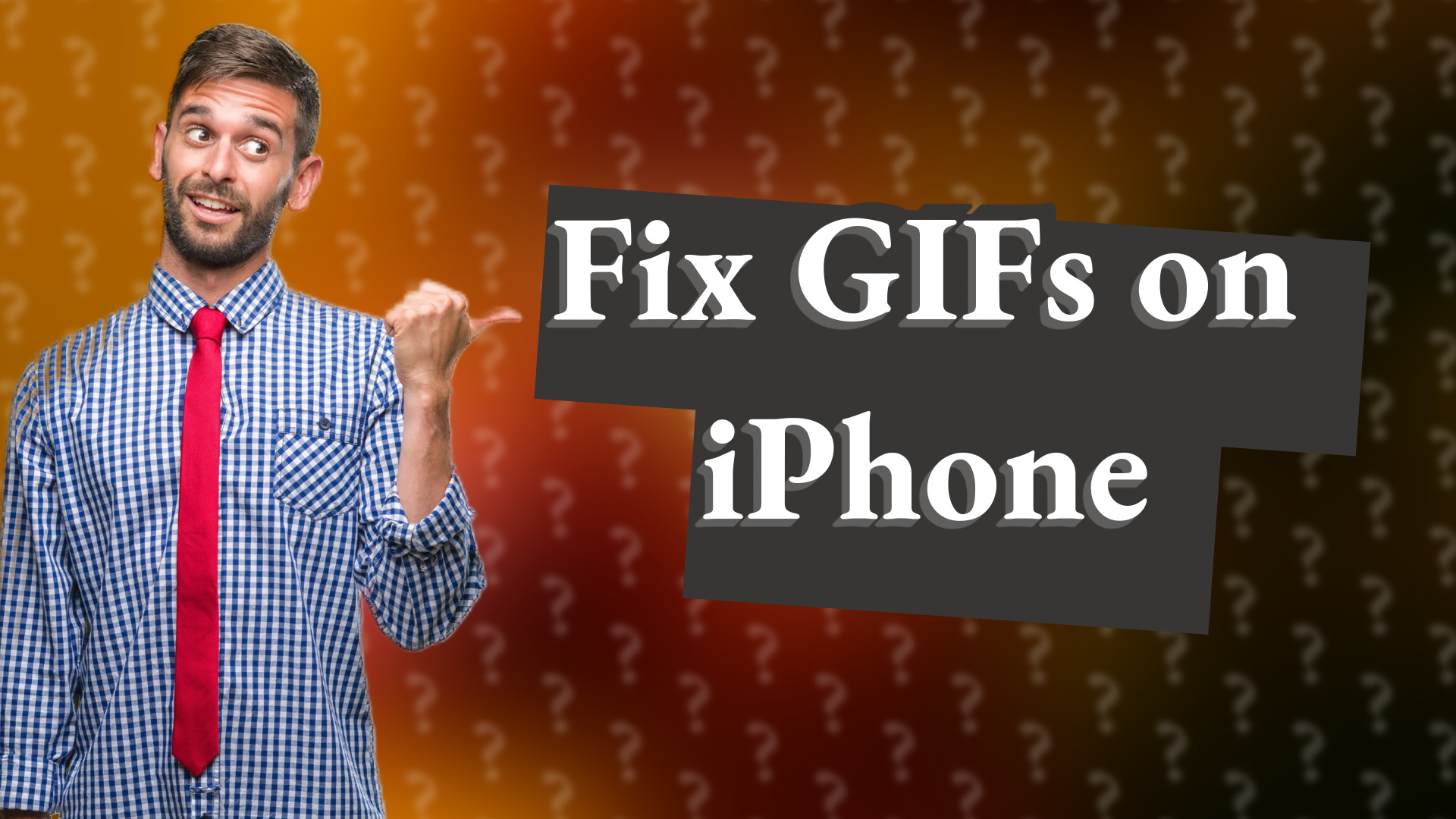 Fix GIFs on iPhone