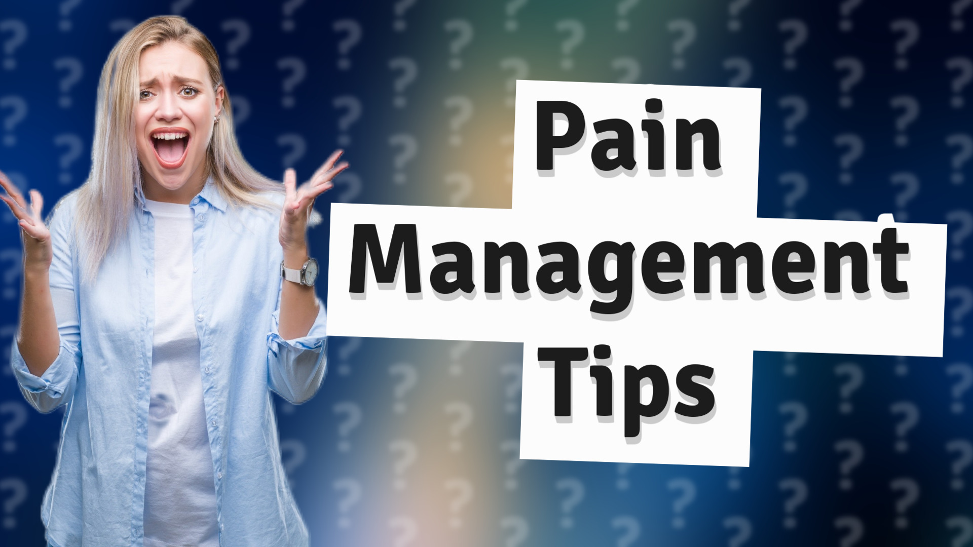 Pain Management Tips