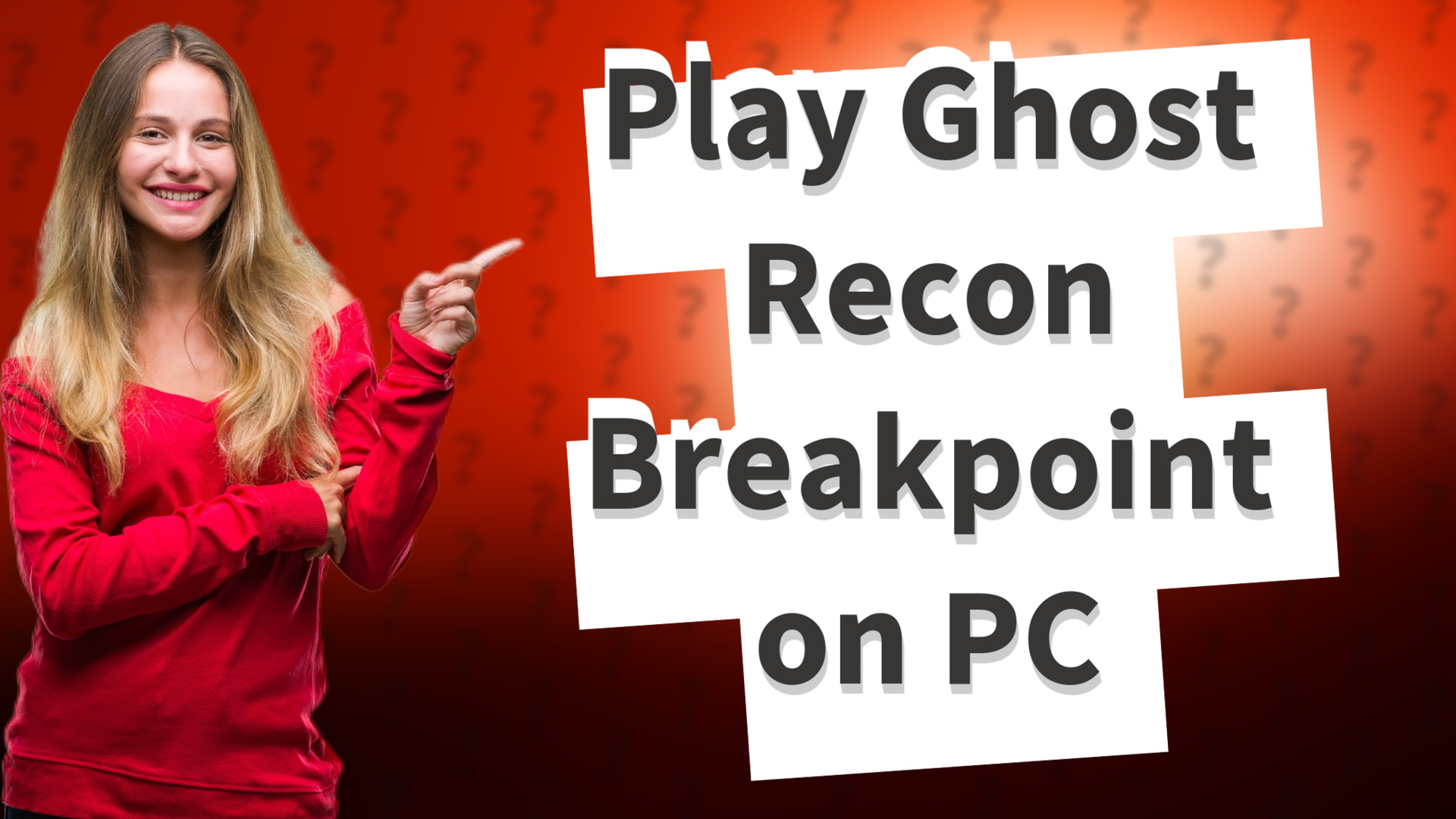 Play Ghost Recon Breakpoint on PC
