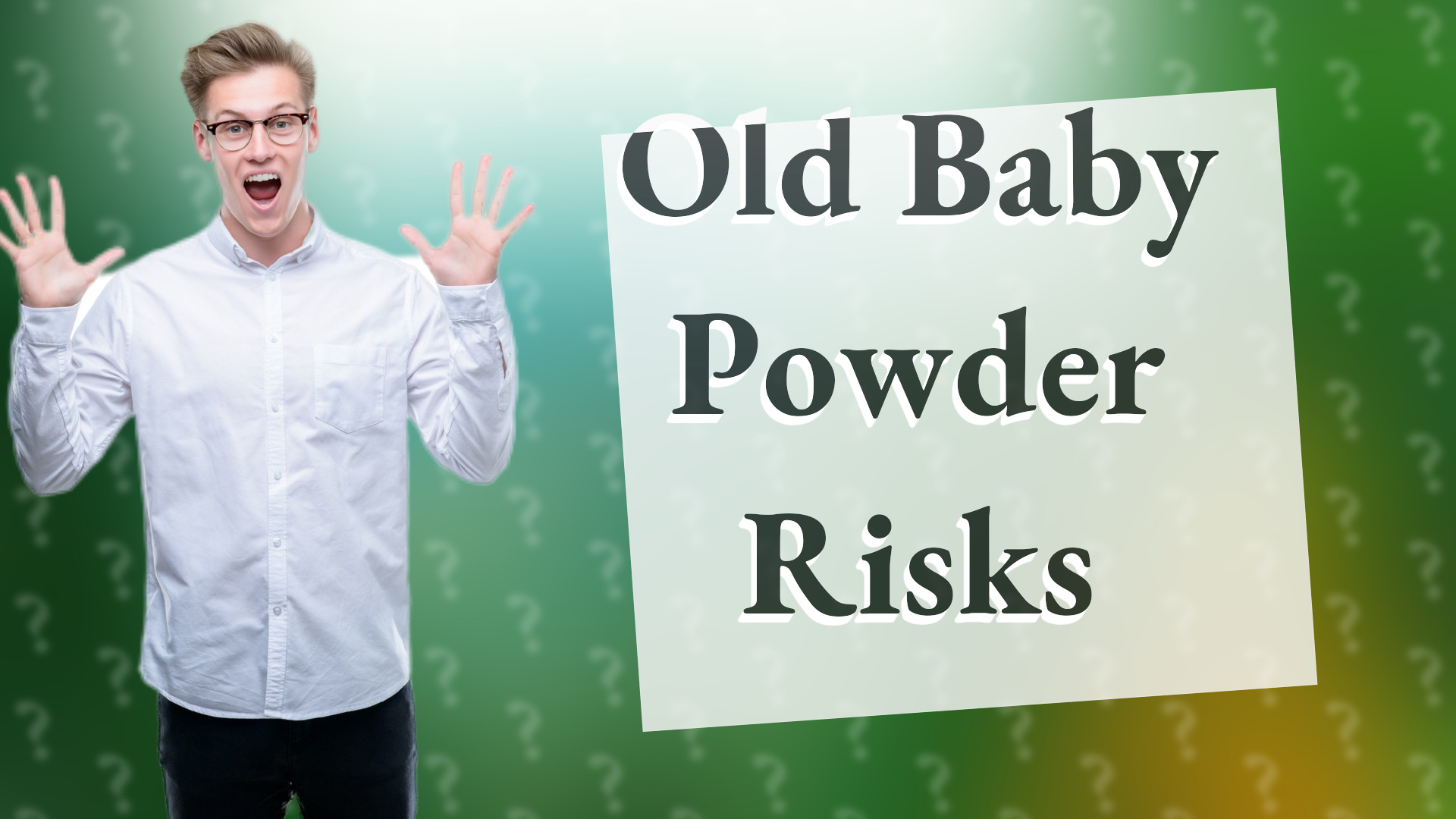 Old Baby Powder Risks