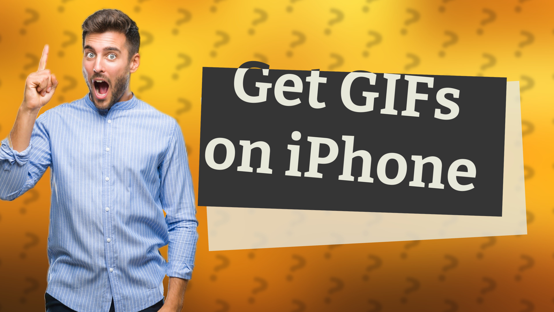 Get GIFs on iPhone