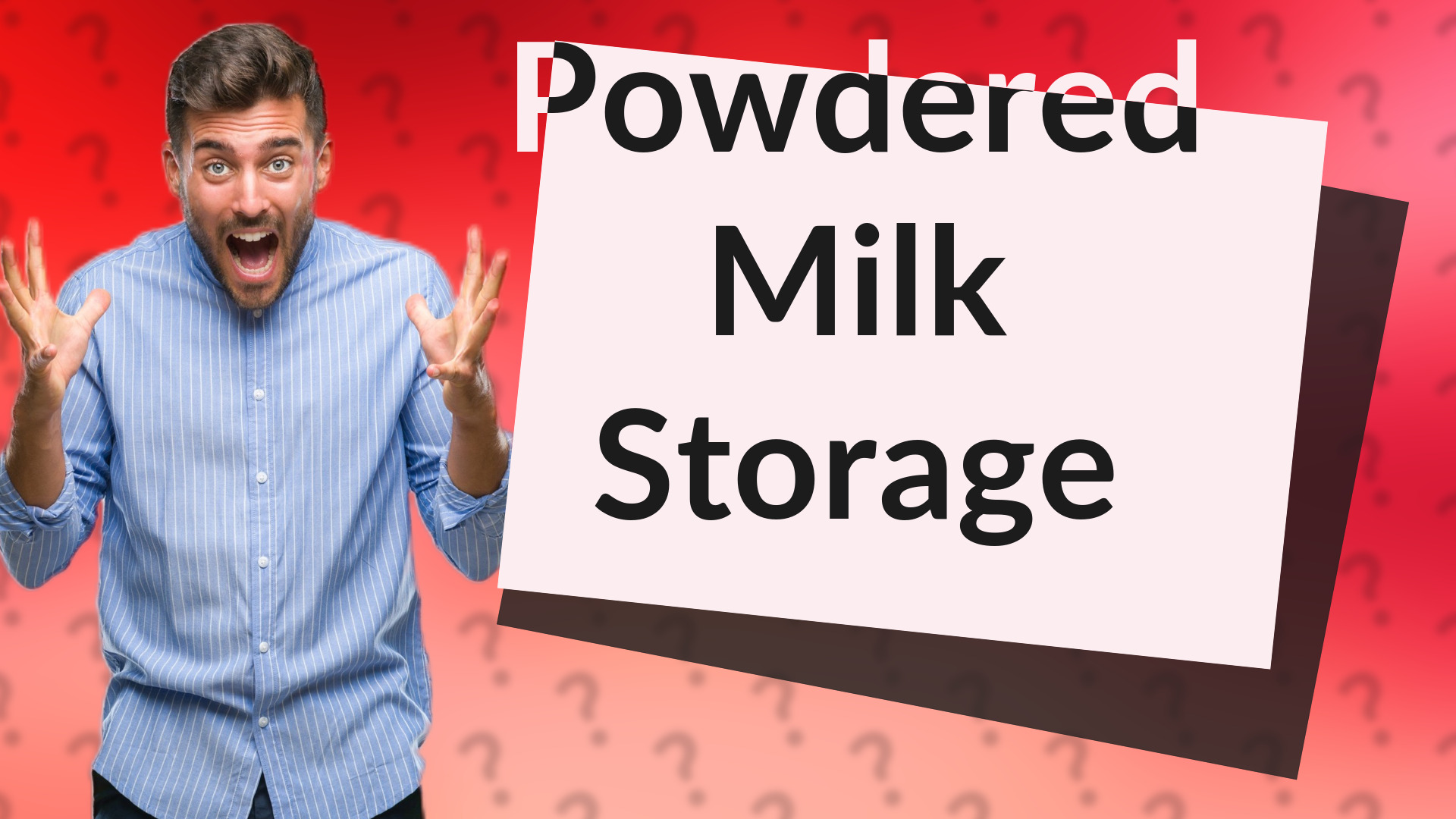 Powdered Milk Storage