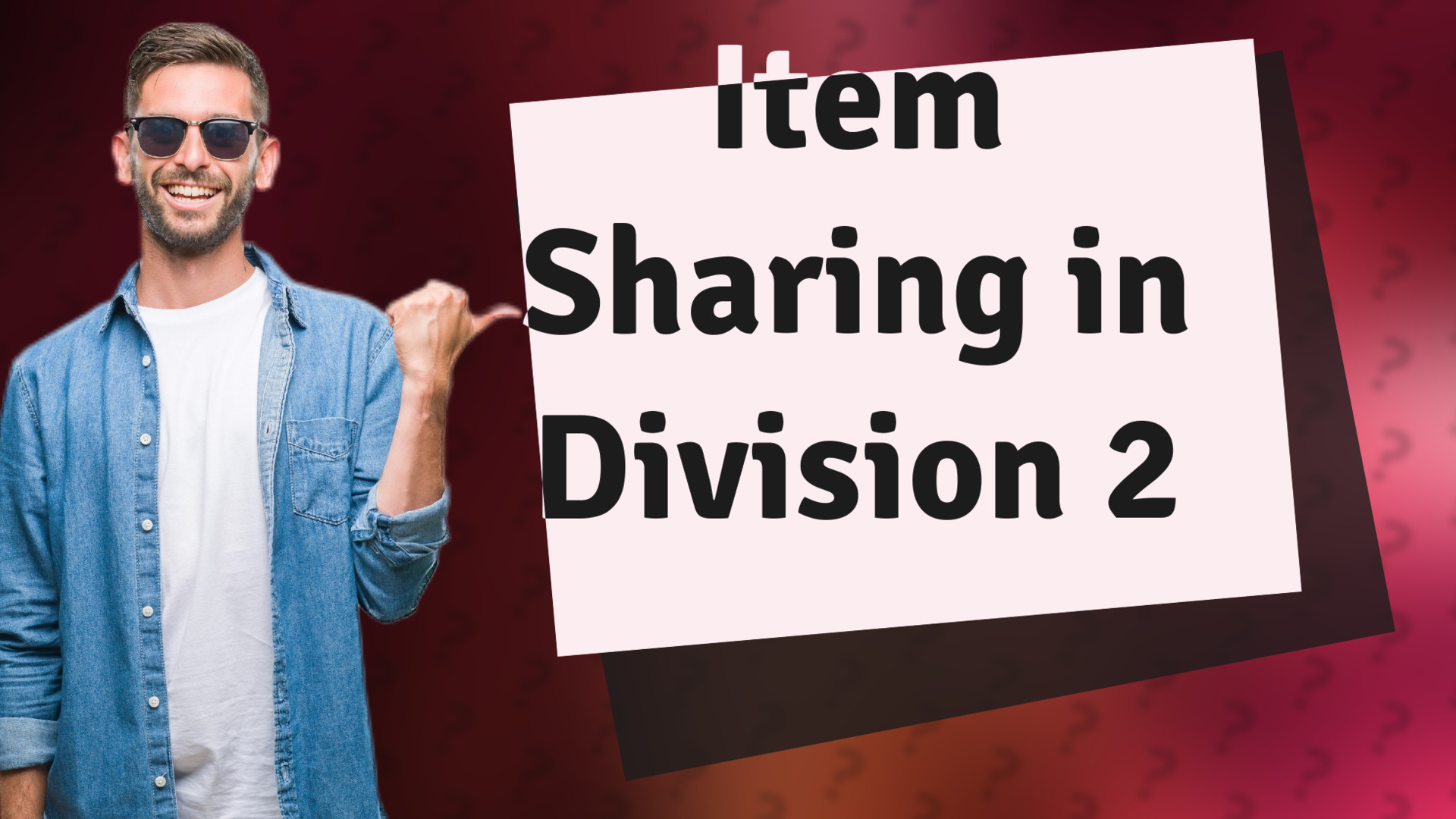 Item Sharing in Division 2