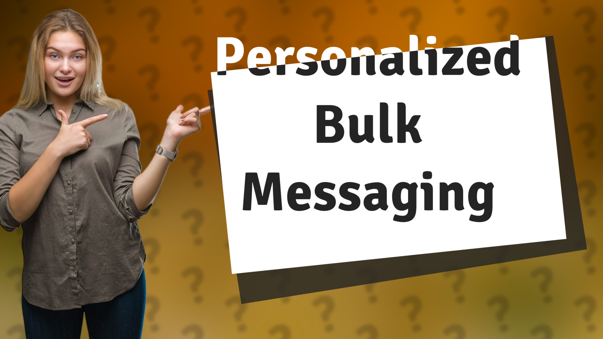 Personalized Bulk Messaging