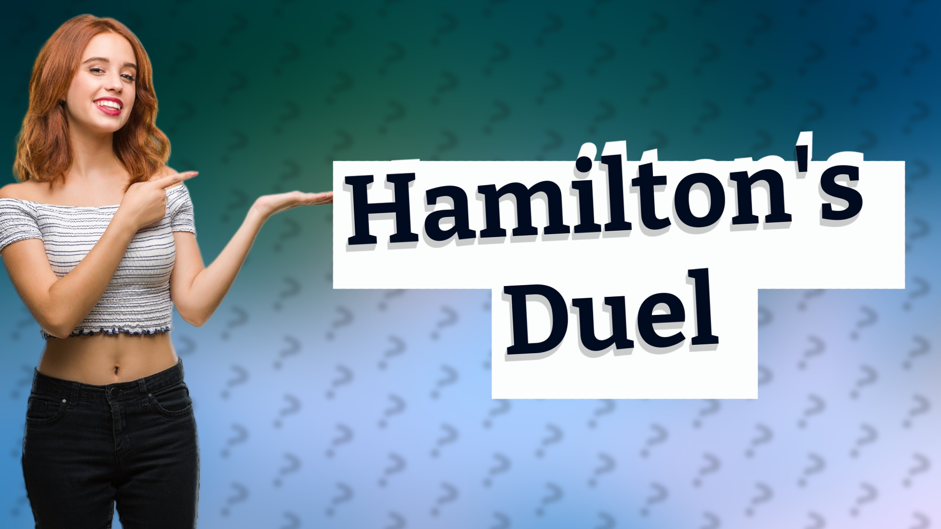 Hamilton's Duel