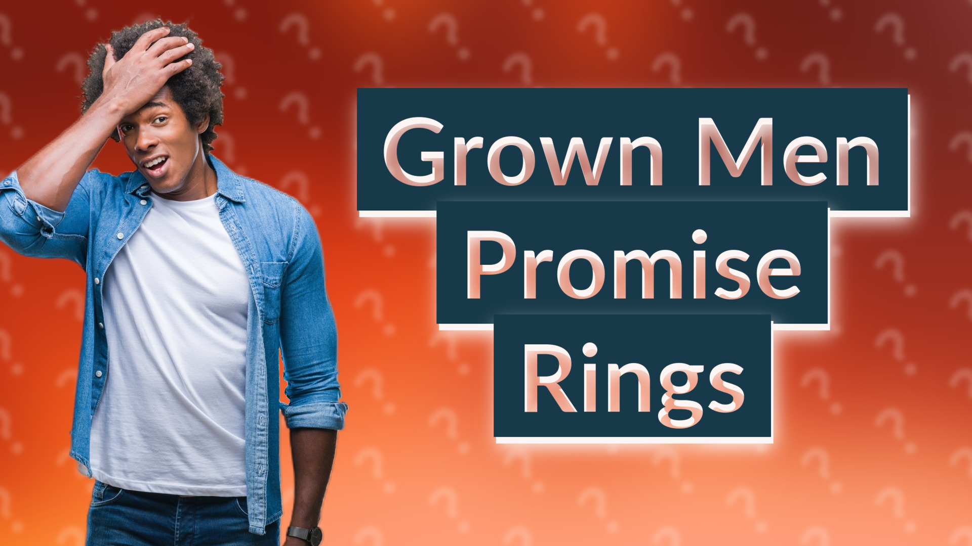 Grown Men Promise Rings