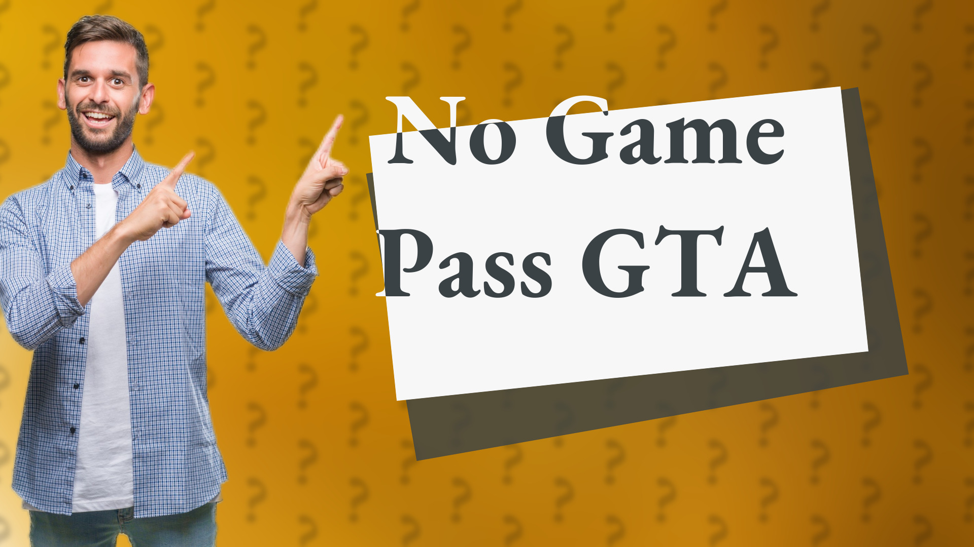 No Game Pass GTA