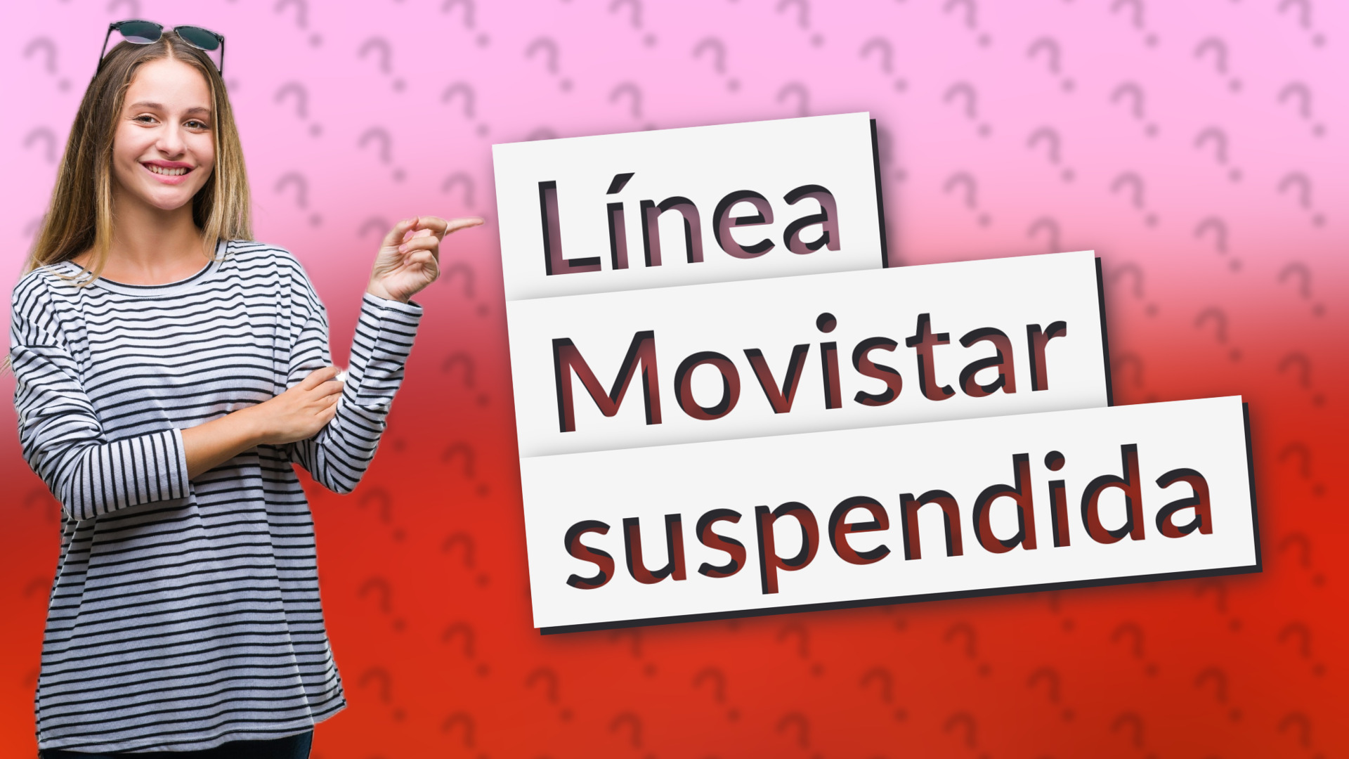 Línea Movistar suspendida