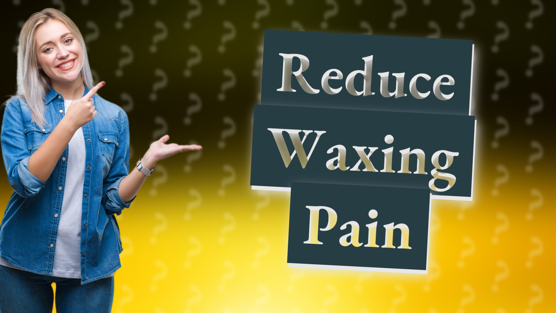 Reduce Waxing Pain