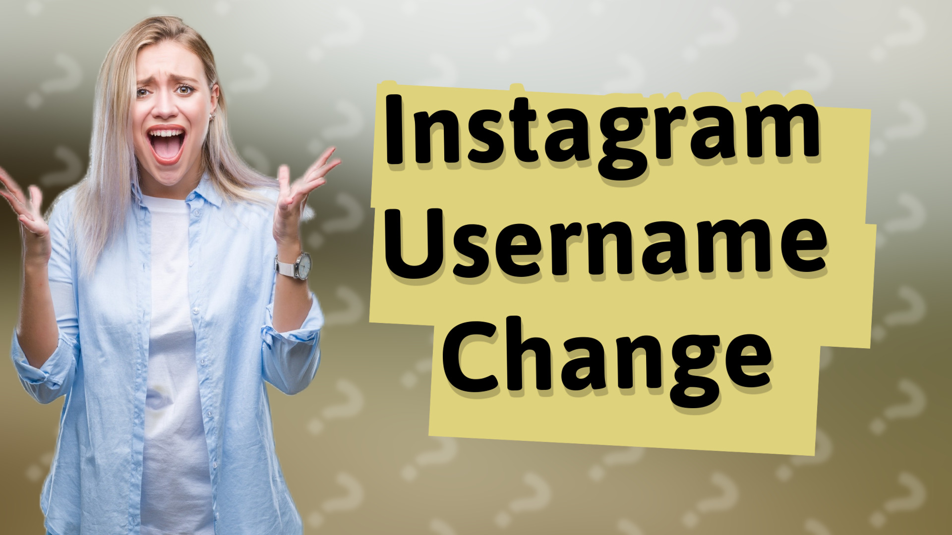 Instagram Username Change