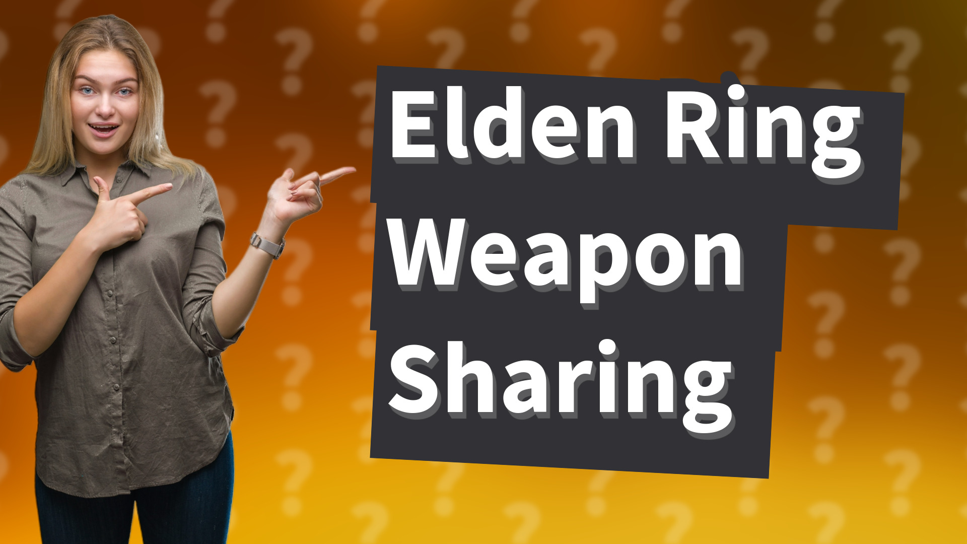 Elden Ring Weapon Sharing